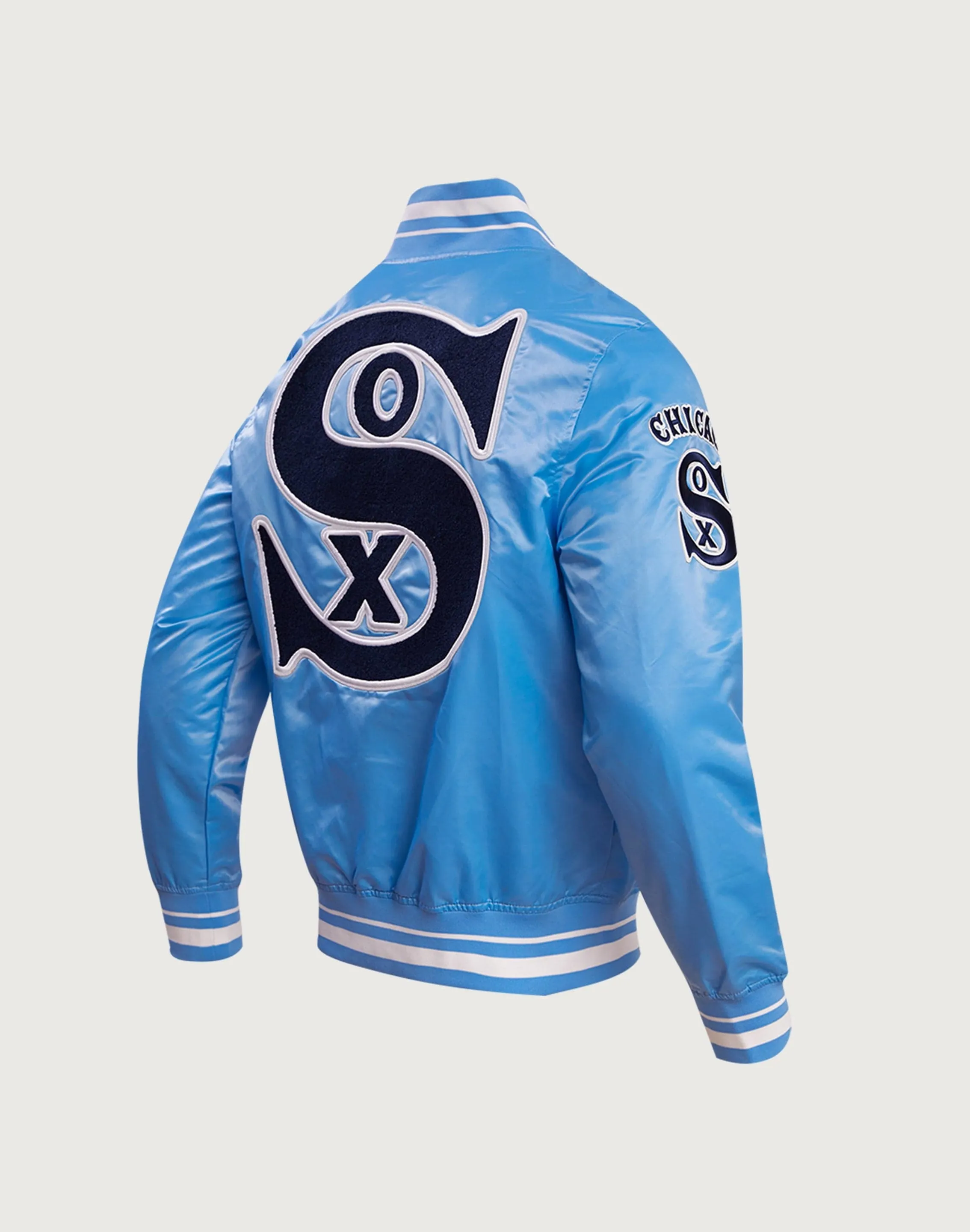 Pro Standard Chicago White Sox Retro Classic Rib Satin Jacket