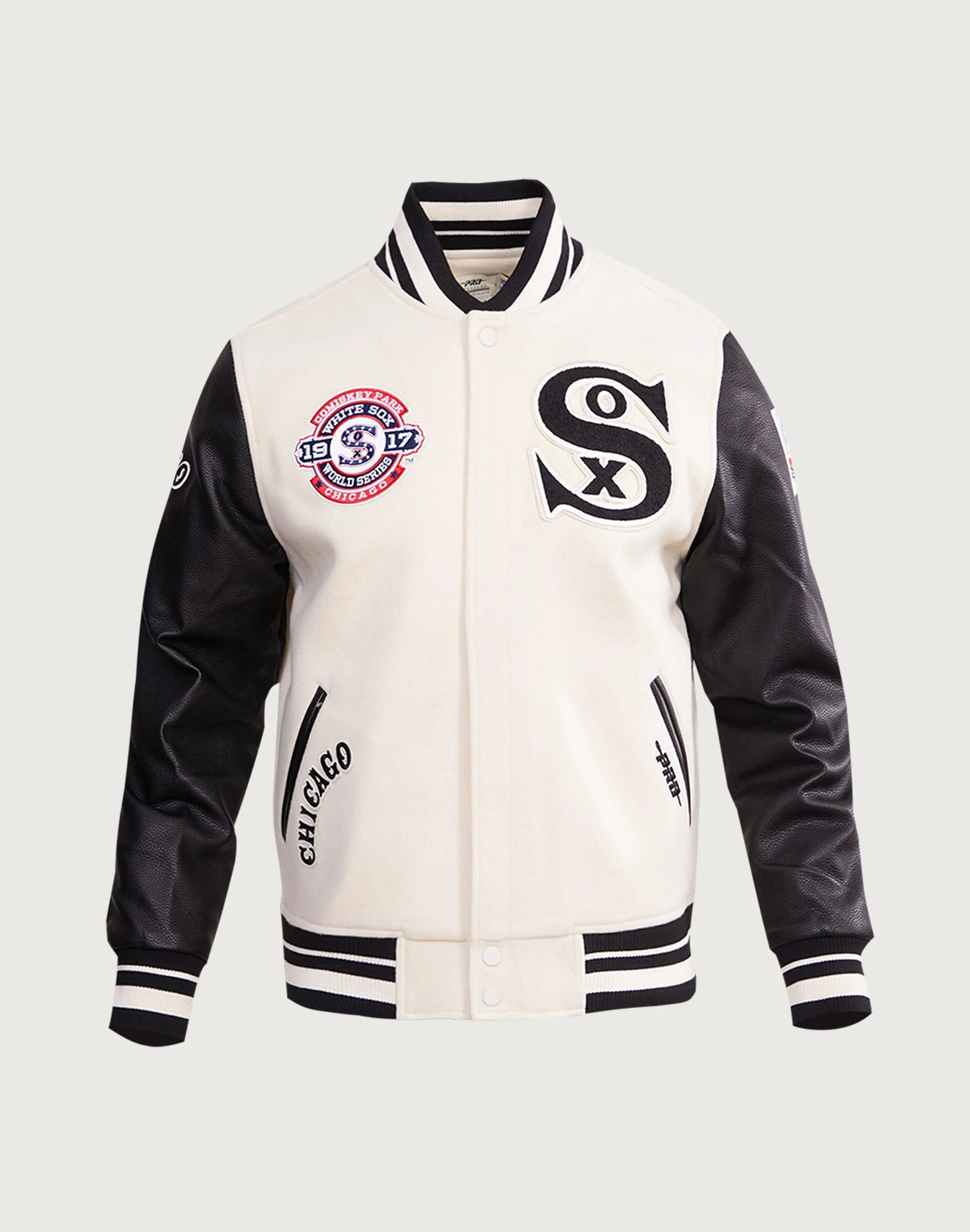 Pro Standard Chicago White Sox Retro Classic Rib Wool Varsity Jacket