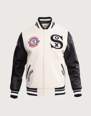 Pro Standard Chicago White Sox Retro Classic Rib Wool Varsity Jacket