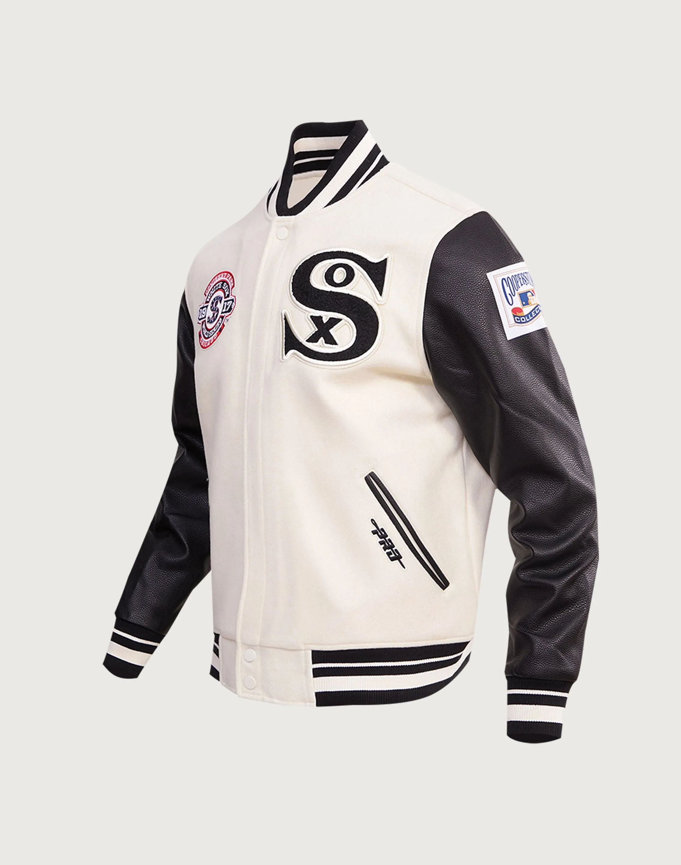 Pro Standard Chicago White Sox Retro Classic Rib Wool Varsity Jacket