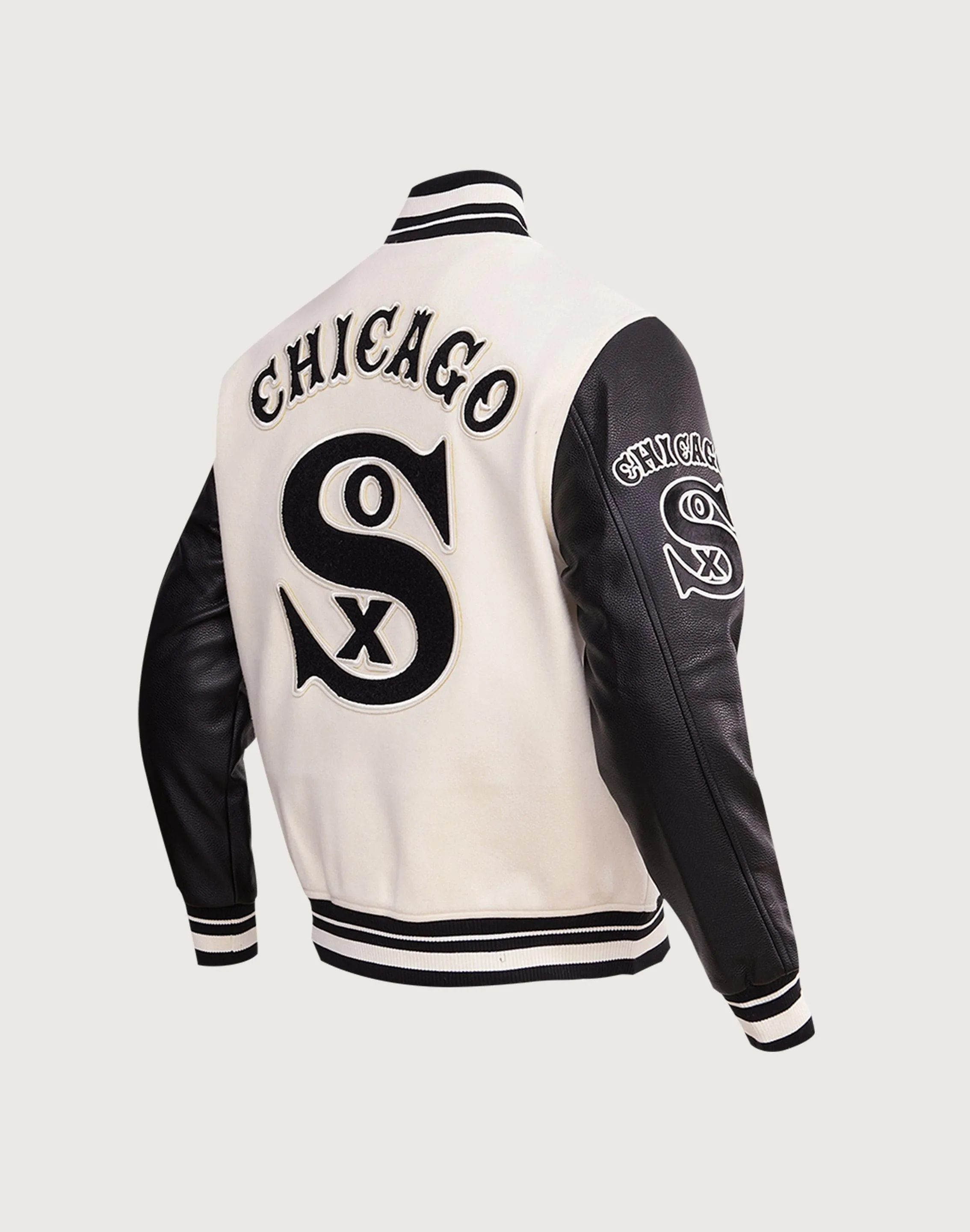 Pro Standard Chicago White Sox Retro Classic Rib Wool Varsity Jacket