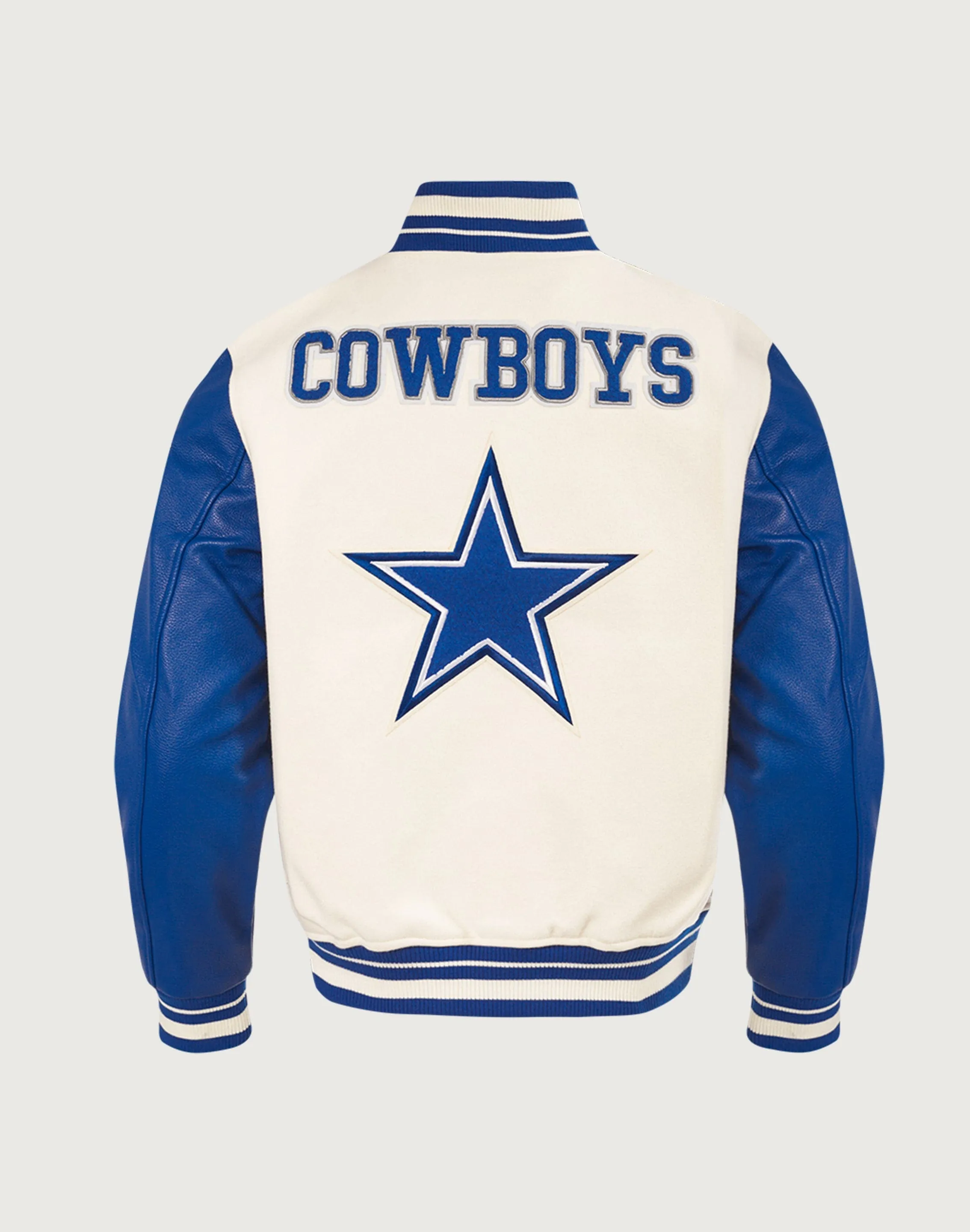 Pro Standard Dallas Cowboys Retro Classic Rib Wool Varsity Jacket