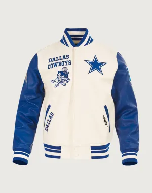 Pro Standard Dallas Cowboys Retro Classic Rib Wool Varsity Jacket