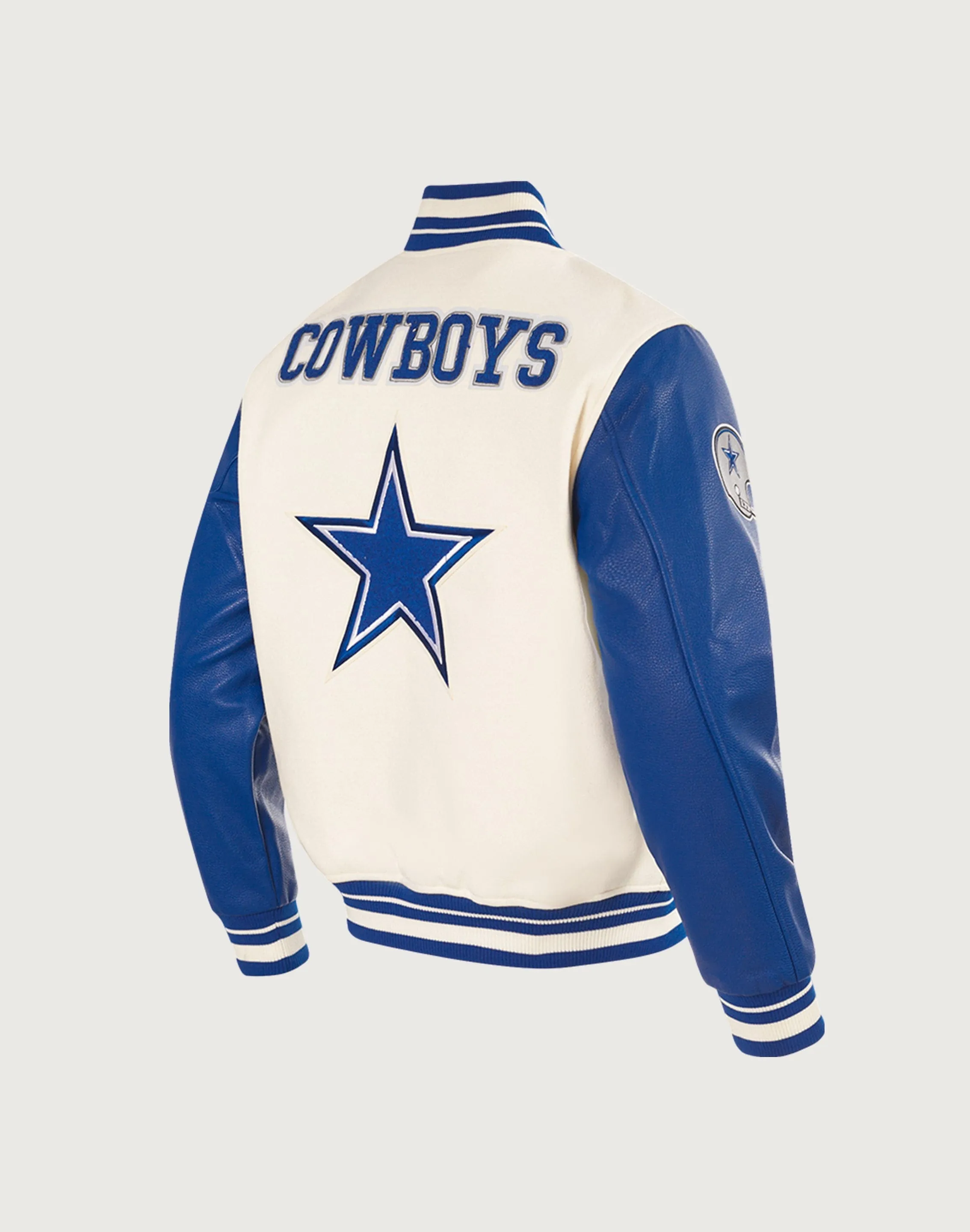 Pro Standard Dallas Cowboys Retro Classic Rib Wool Varsity Jacket