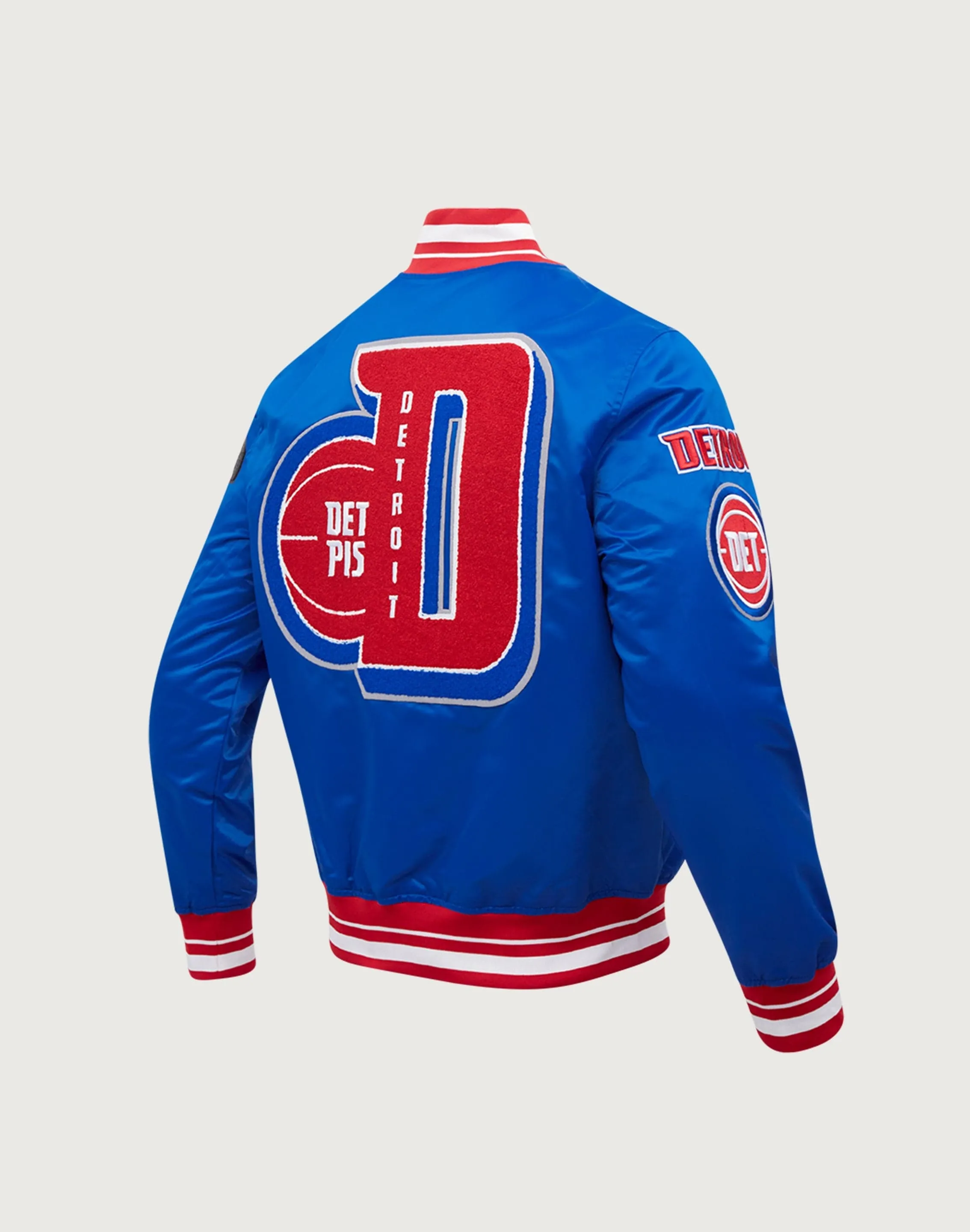 Pro Standard Detroit Pistons Mashup Rib Satin Jacket