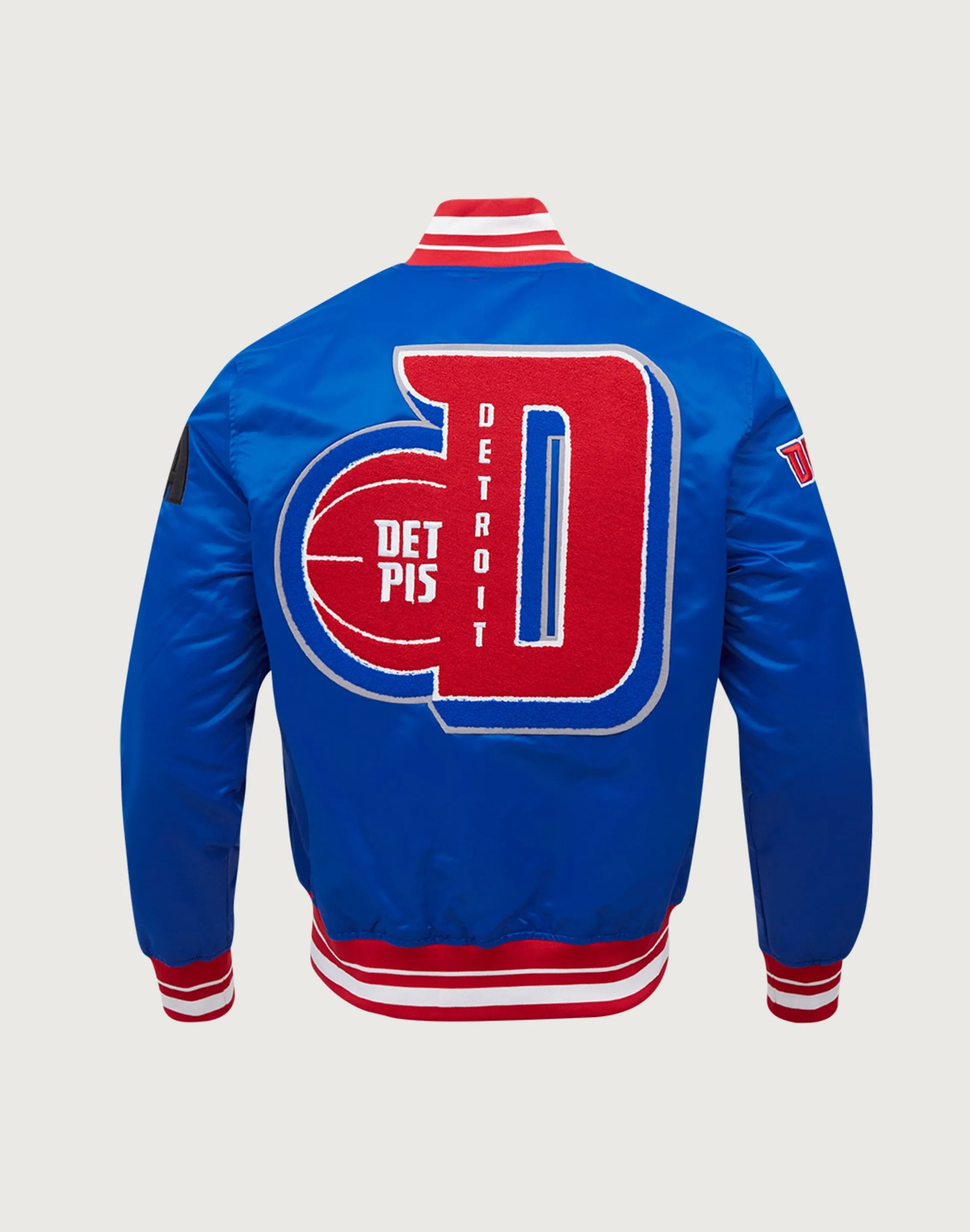 Pro Standard Detroit Pistons Mashup Rib Satin Jacket