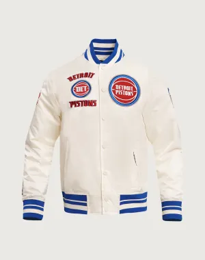 Pro Standard Detroit Pistons Retro Classic Rib Satin Jacket