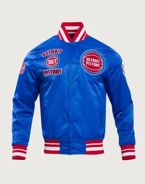 Pro Standard Detroit Pistons Retro Classic Rib Satin Jacket