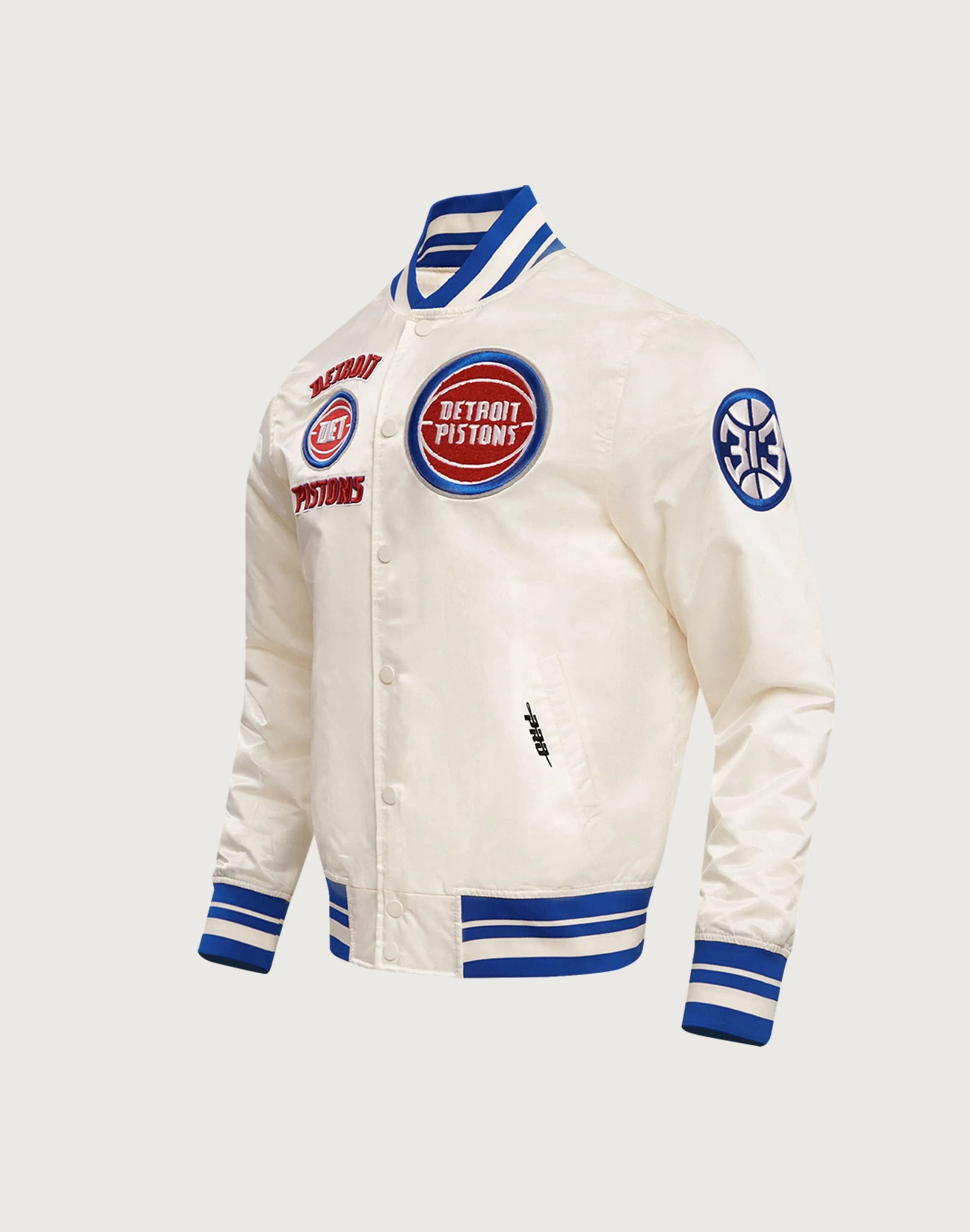 Pro Standard Detroit Pistons Retro Classic Rib Satin Jacket