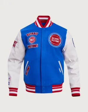 Pro Standard Detroit Pistons Retro Classic Rib Wool Varsity Jacket