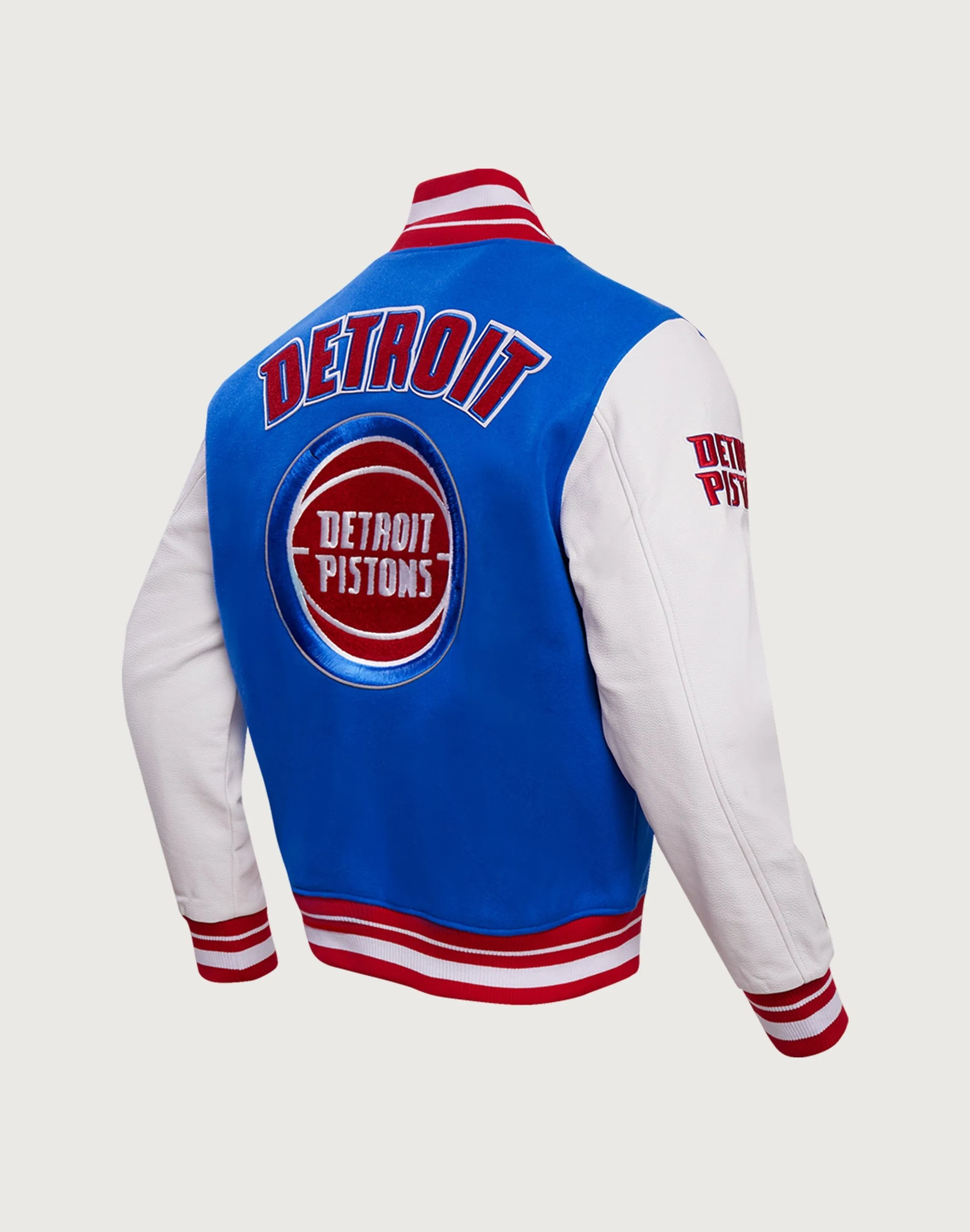 Pro Standard Detroit Pistons Retro Classic Rib Wool Varsity Jacket