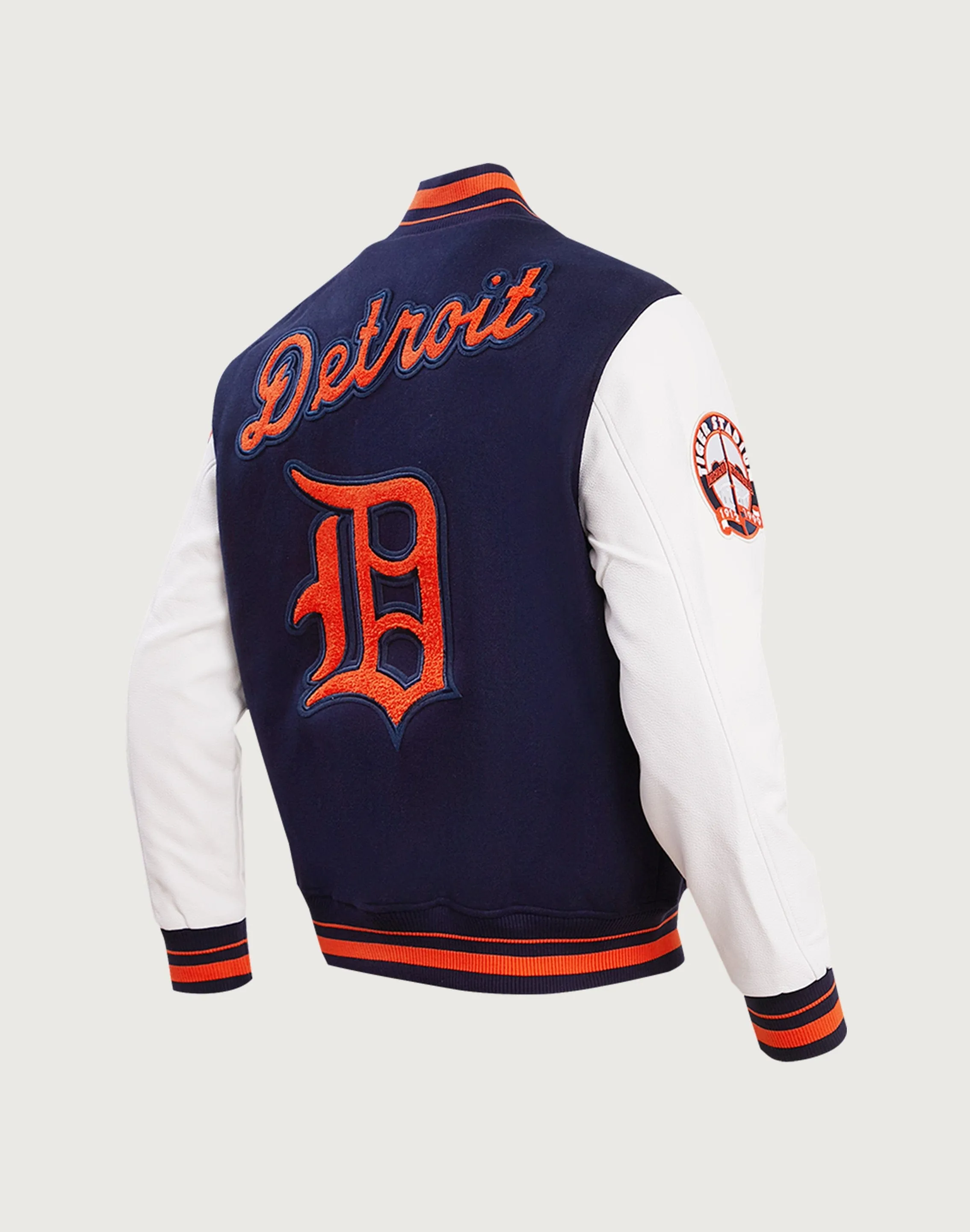 Pro Standard Detroit Tigers Retro Classic Rib Wool Varsity Jacket