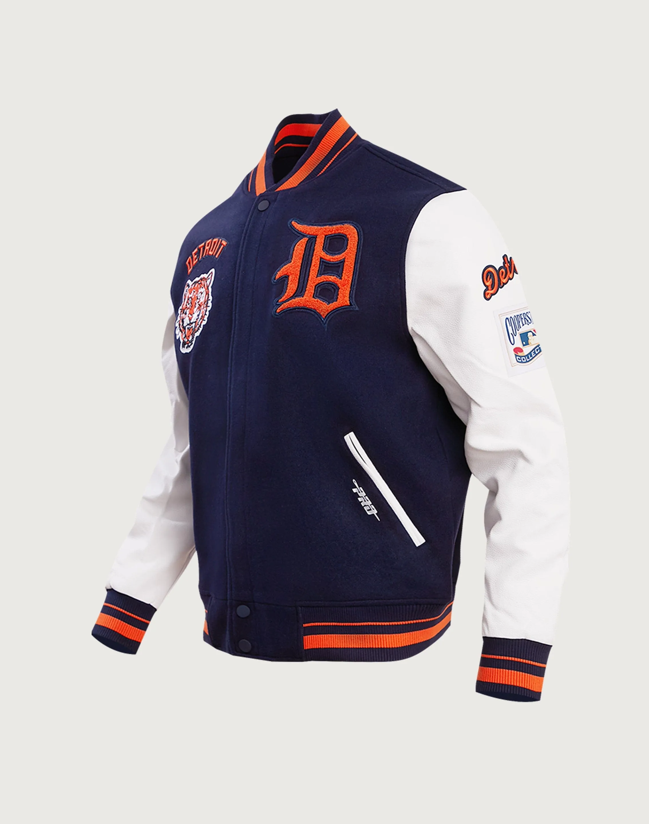 Pro Standard Detroit Tigers Retro Classic Rib Wool Varsity Jacket