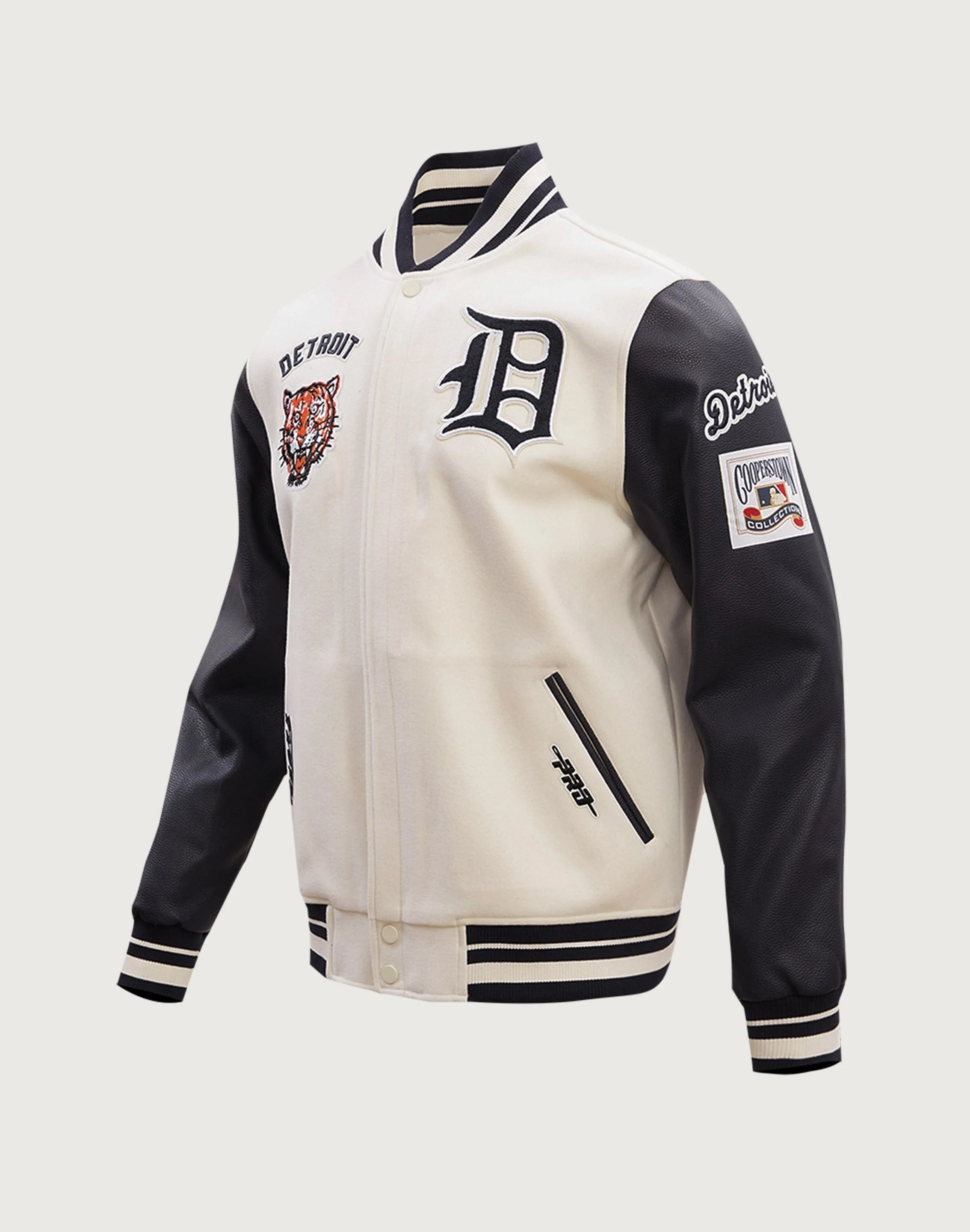Pro Standard Detroit Tigers Retro Classic Rib Wool Varsity Jacket
