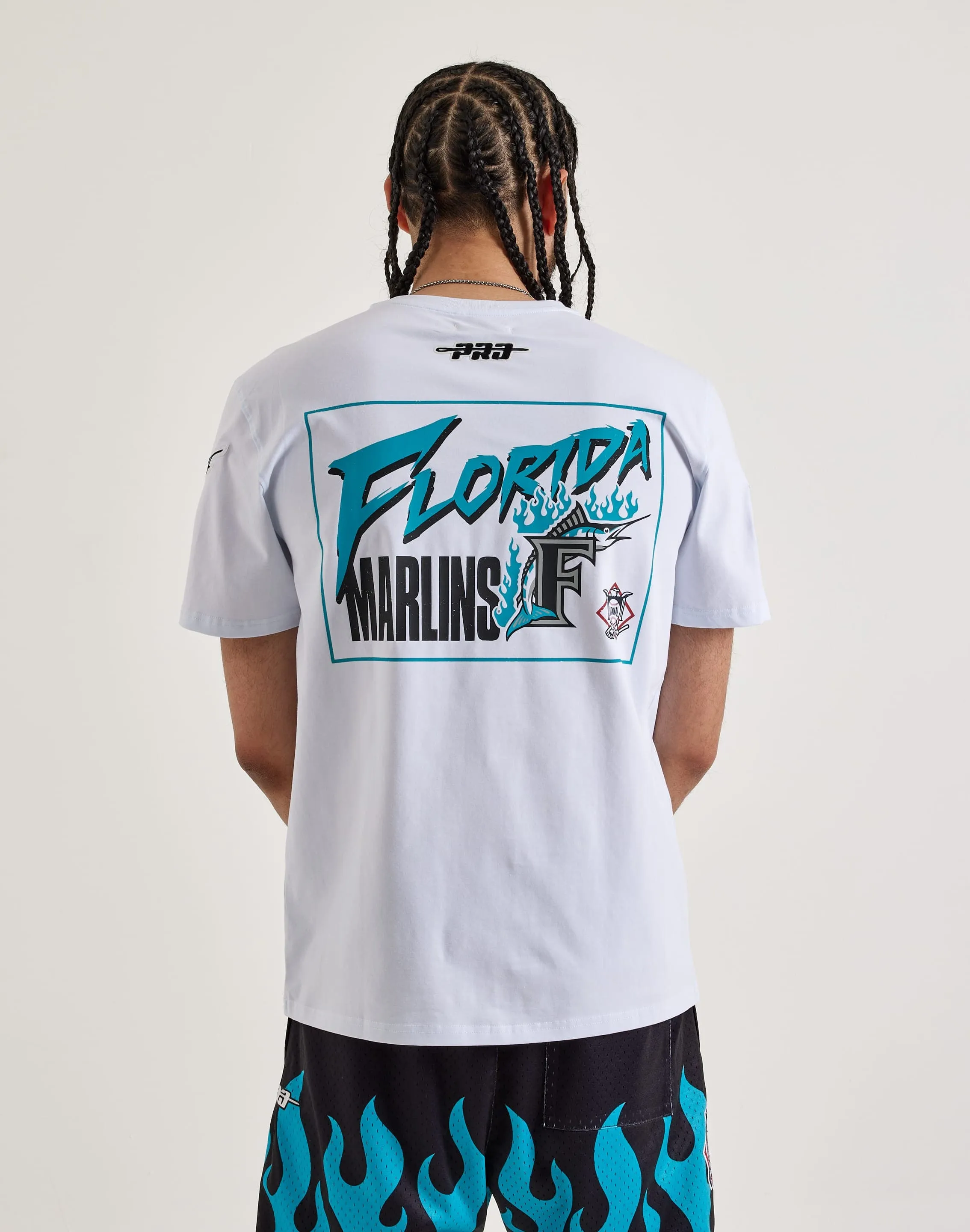 Pro Standard Florida Marlins Flame Tee