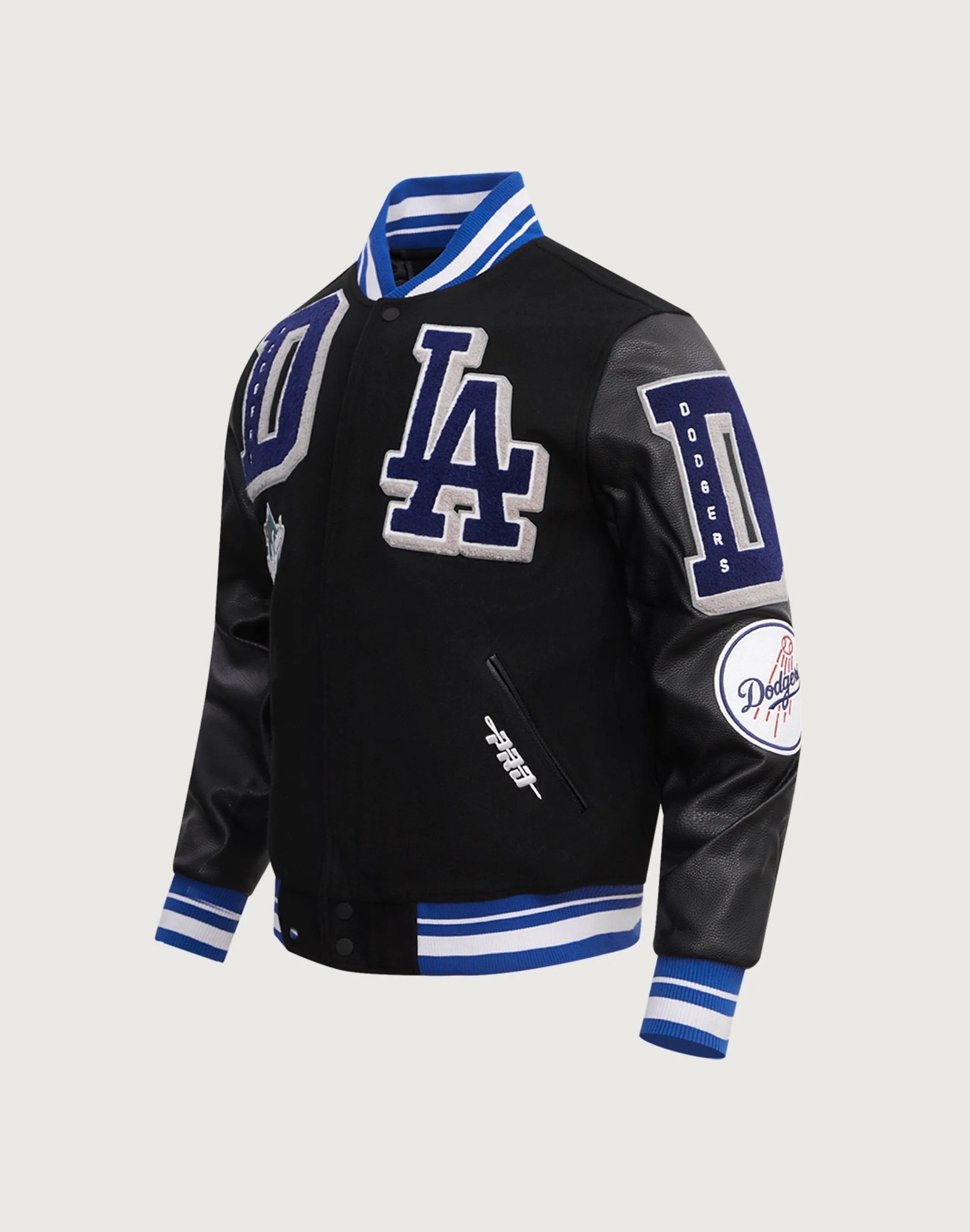 Pro Standard Los Angeles Dodgers Mashup Rib Wool Varsity Jacket
