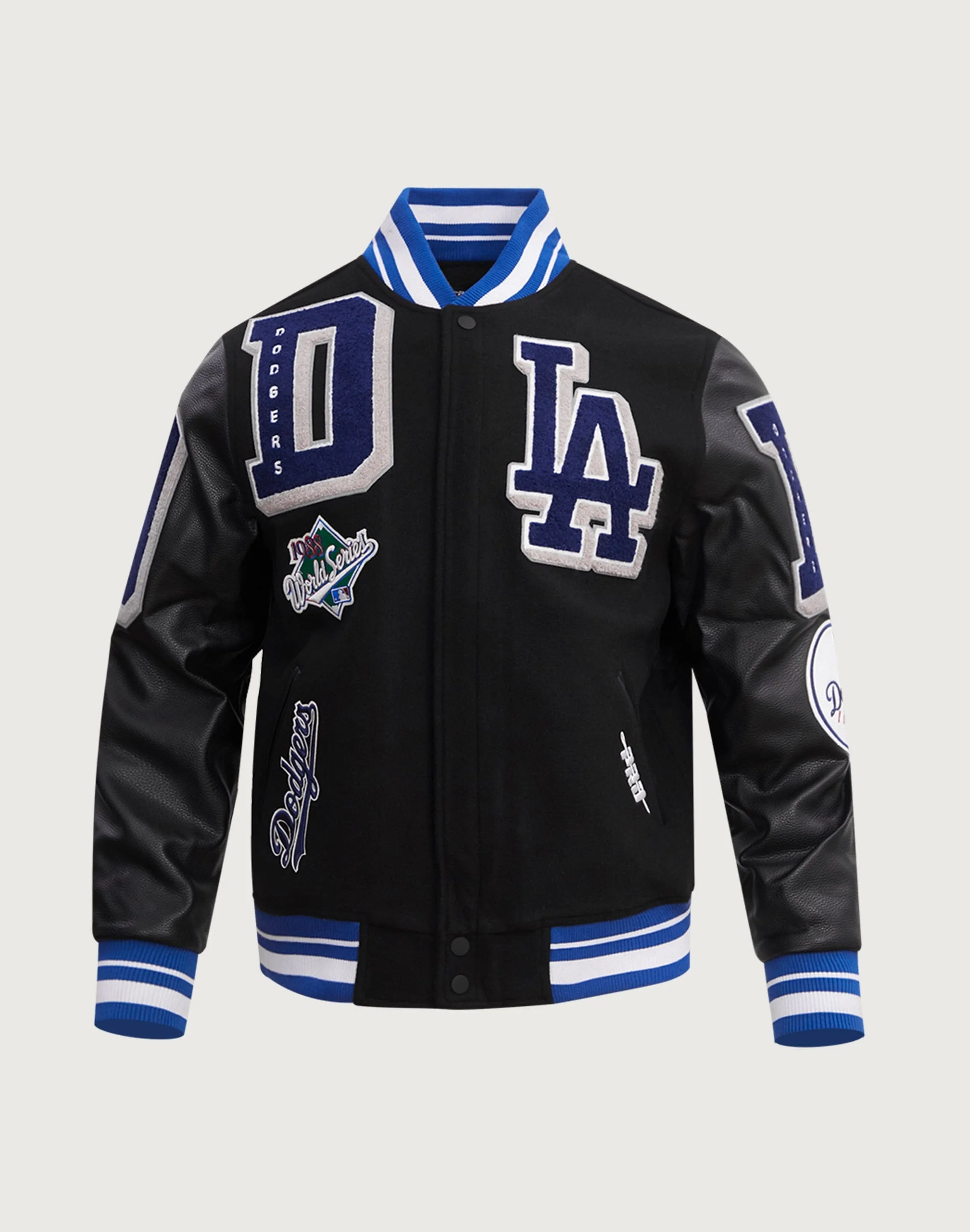 Pro Standard Los Angeles Dodgers Mashup Rib Wool Varsity Jacket