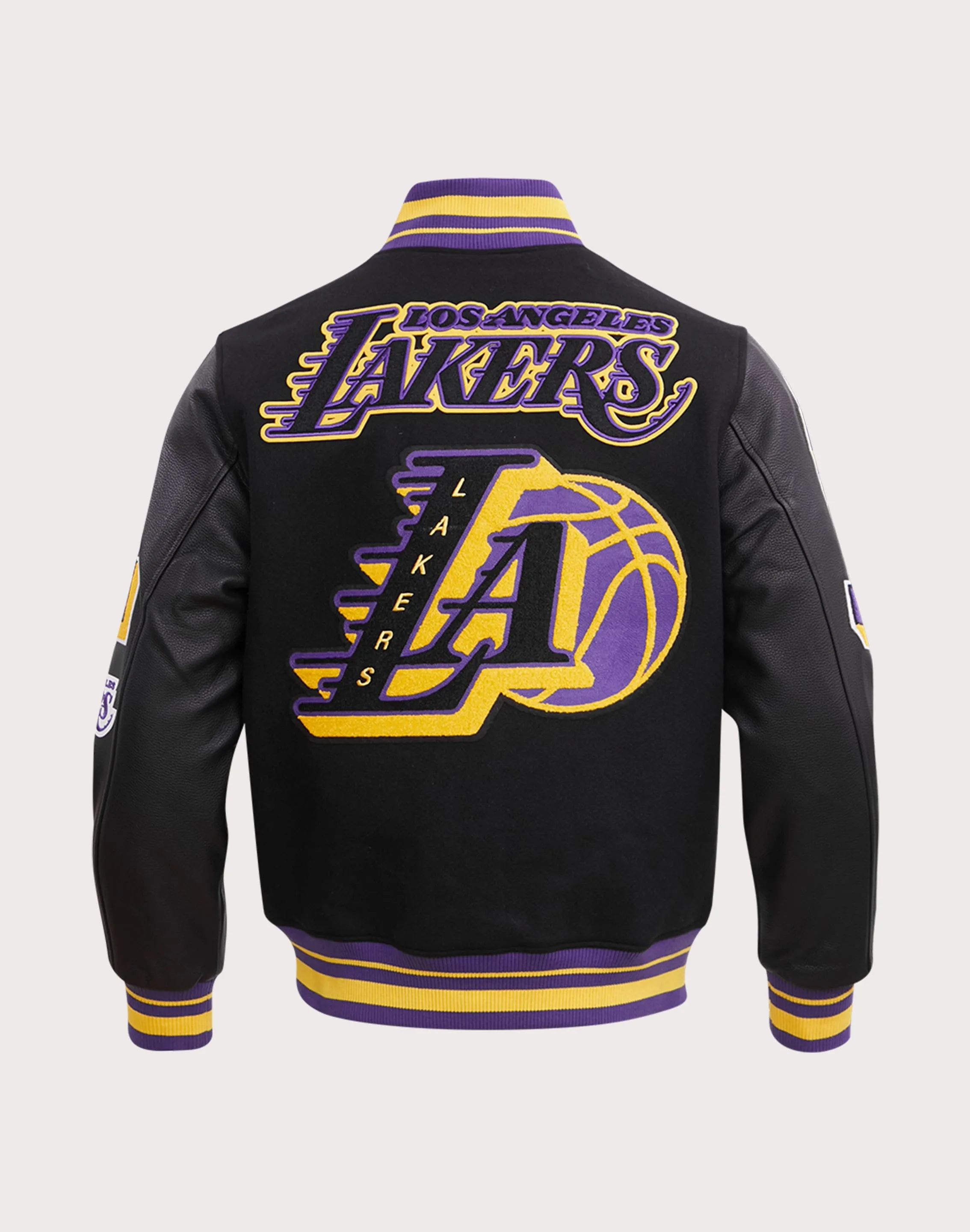 Pro Standard Los Angeles Lakers Mashup Rib Wool Varsity Jacket