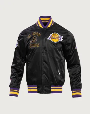 Pro Standard Los Angeles Lakers Retro Classic Rib Satin Jacket