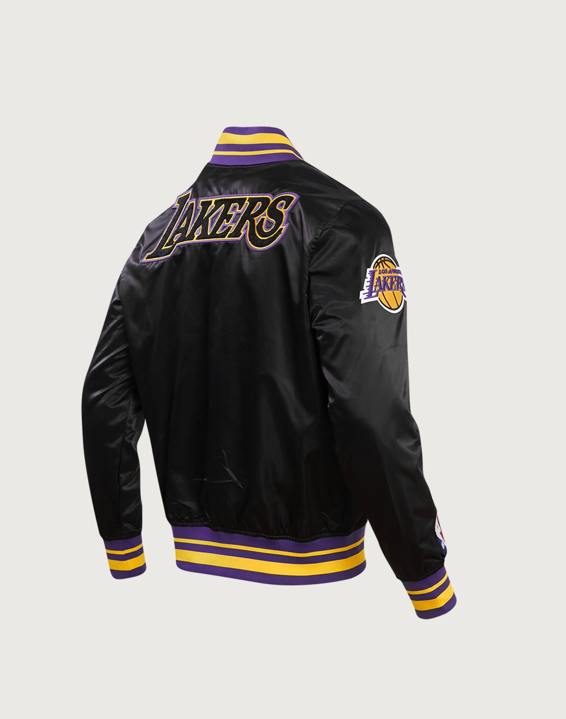 Pro Standard Los Angeles Lakers Retro Classic Rib Satin Jacket