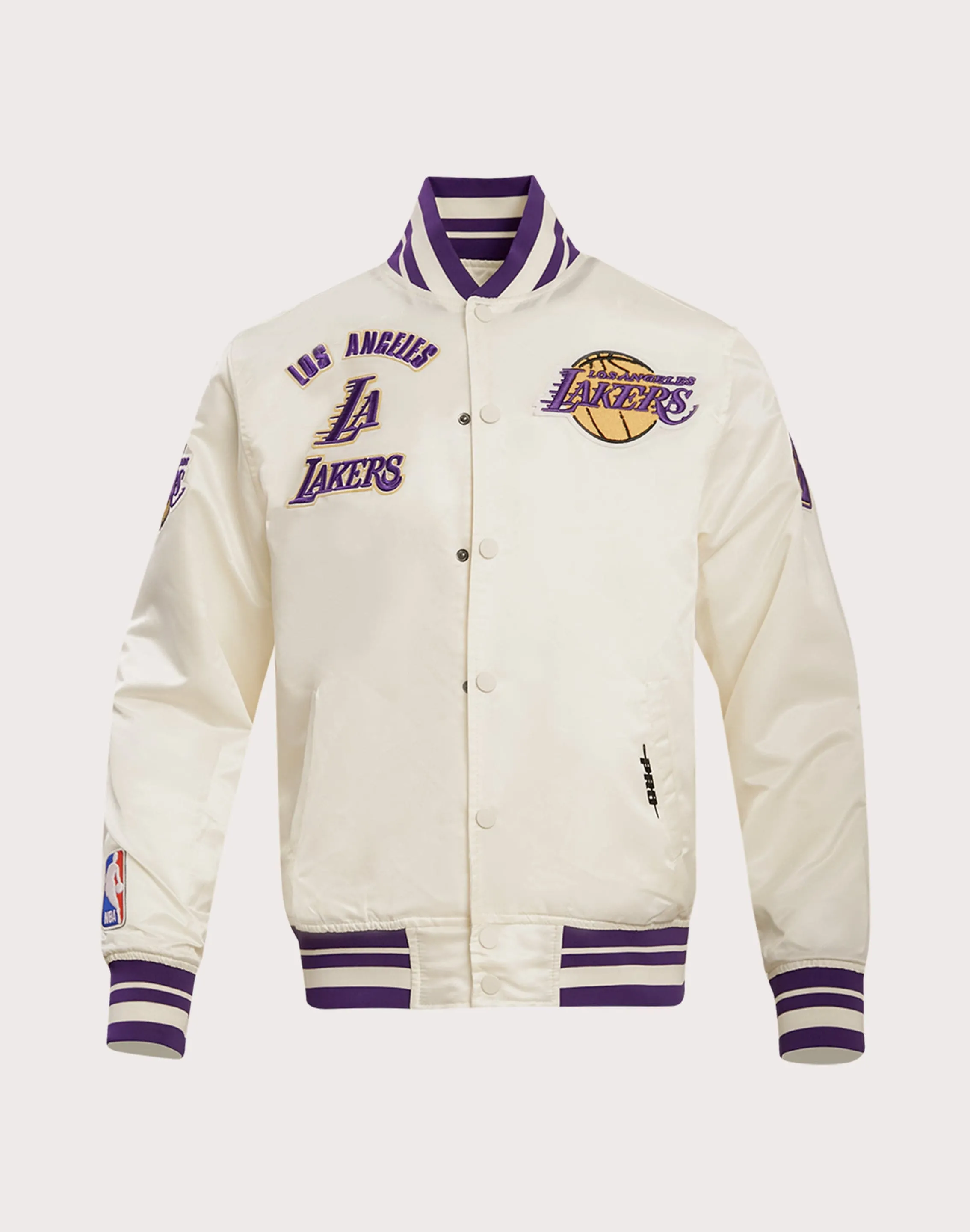 Pro Standard Los Angeles Lakers Retro Classic Rib Satin Jacket