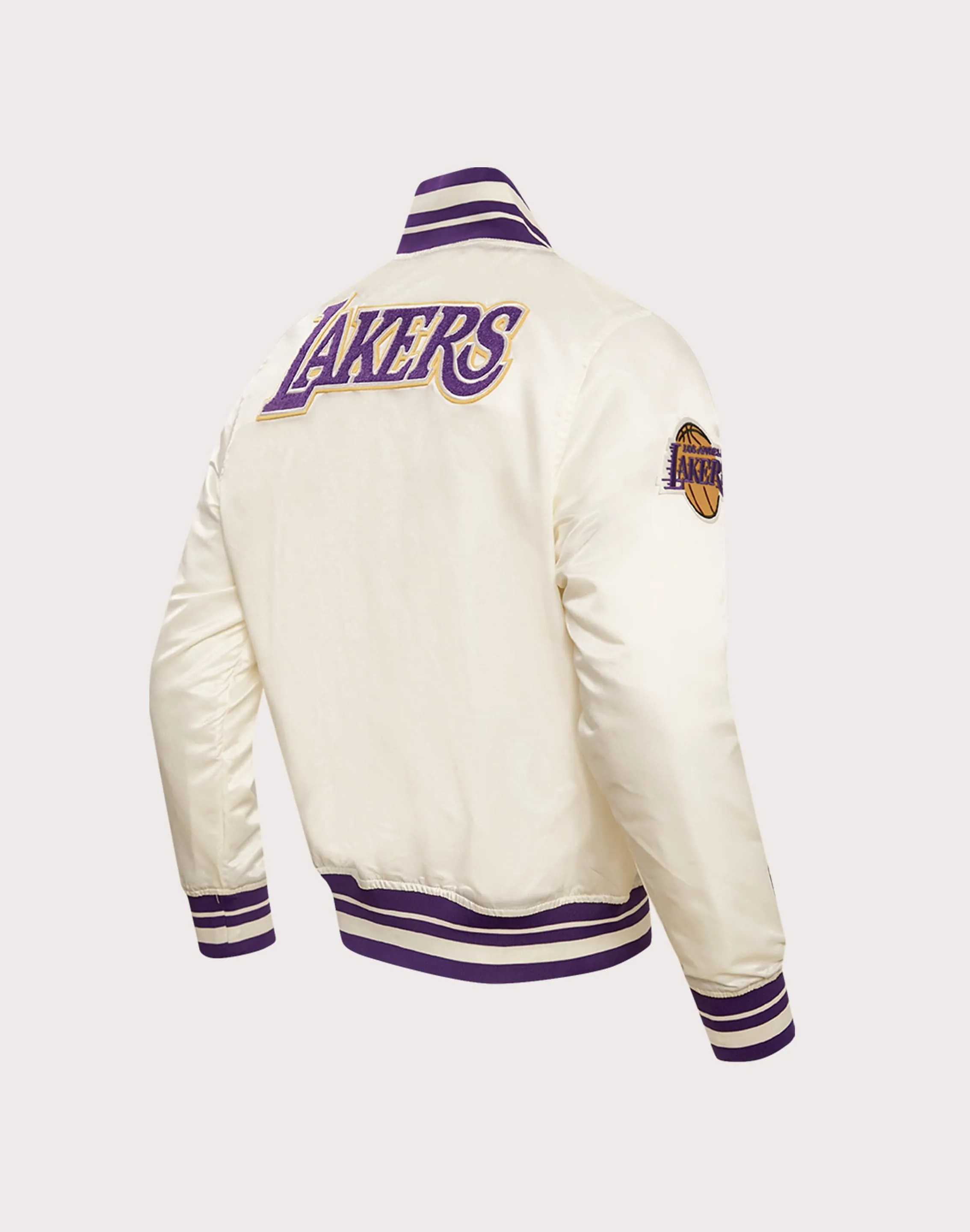 Pro Standard Los Angeles Lakers Retro Classic Rib Satin Jacket