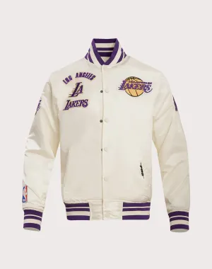 Pro Standard Los Angeles Lakers Retro Classic Rib Satin Jacket