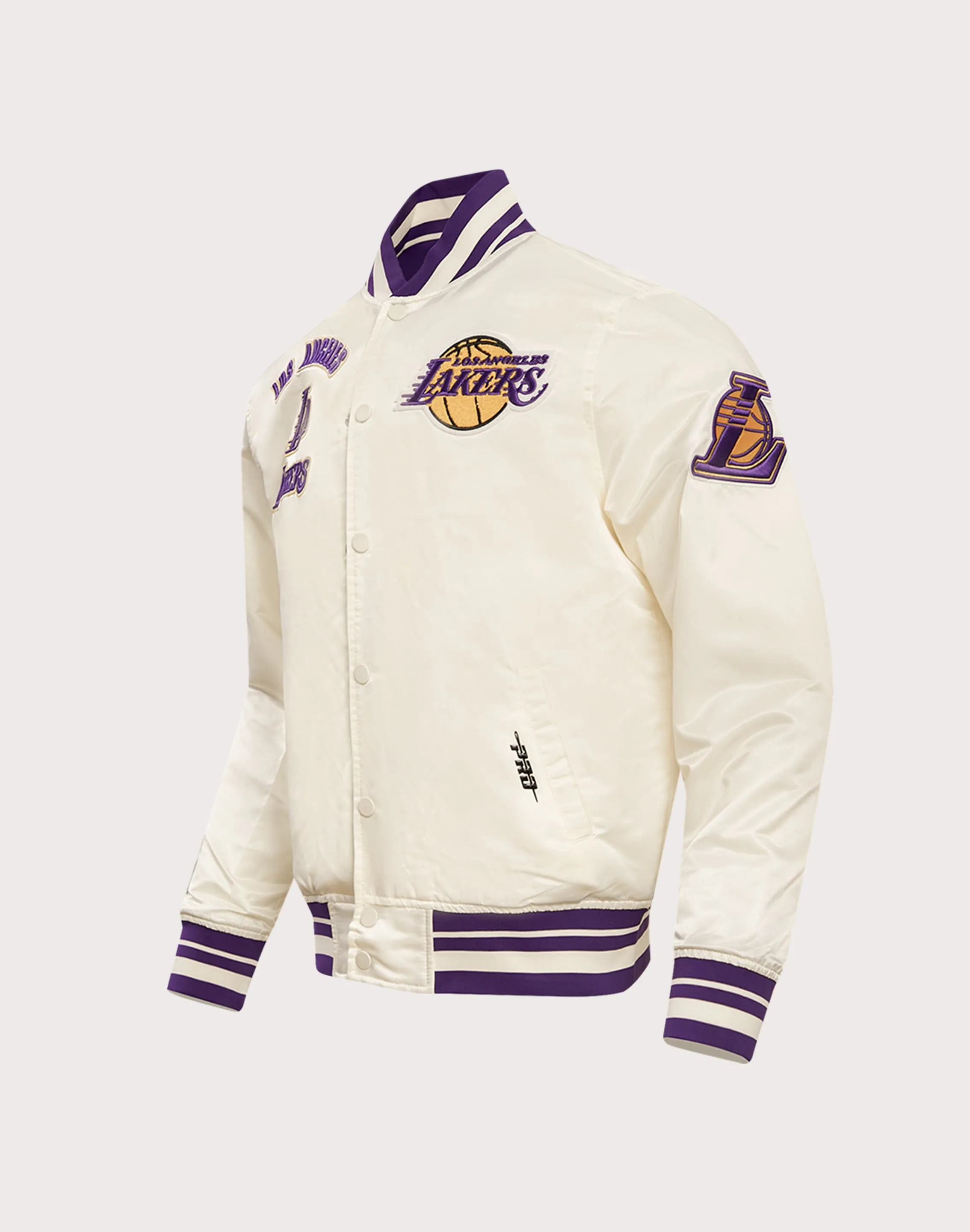 Pro Standard Los Angeles Lakers Retro Classic Rib Satin Jacket