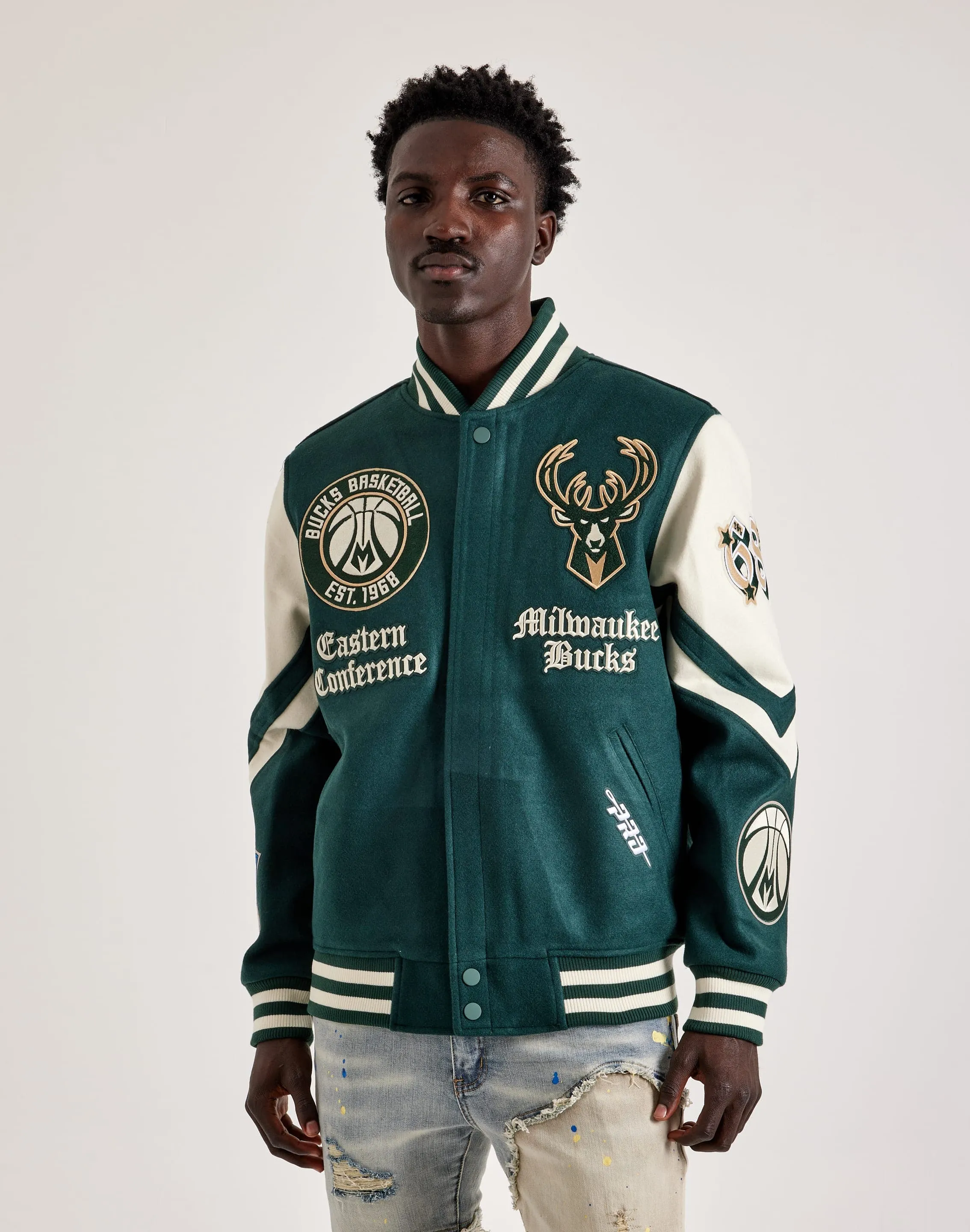 Pro Standard Milwaukee Bucks Varsity Jacket