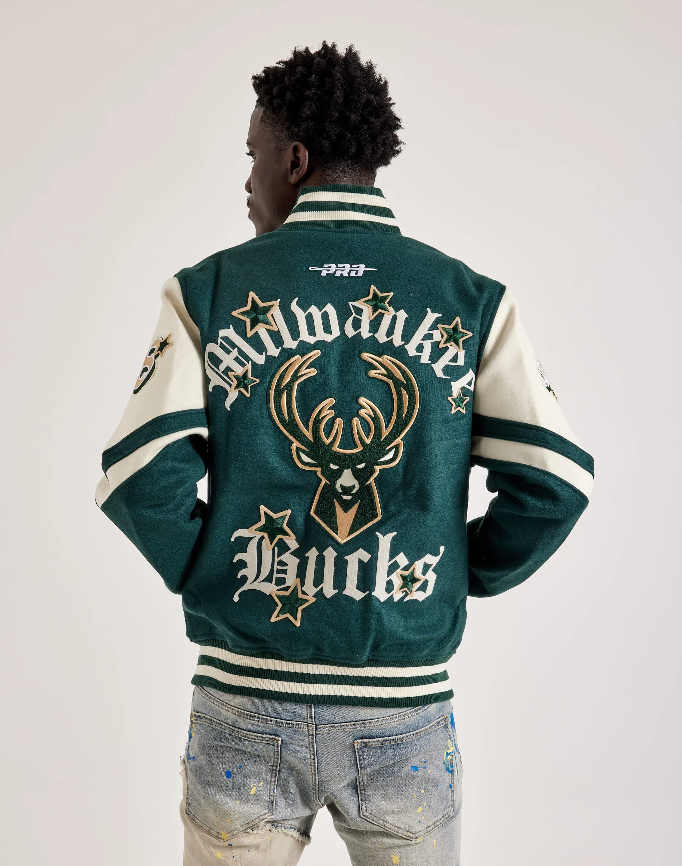 Pro Standard Milwaukee Bucks Varsity Jacket