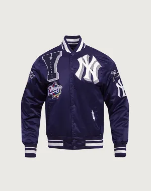 Pro Standard New York Yankees Mashup Rib Satin Jacket