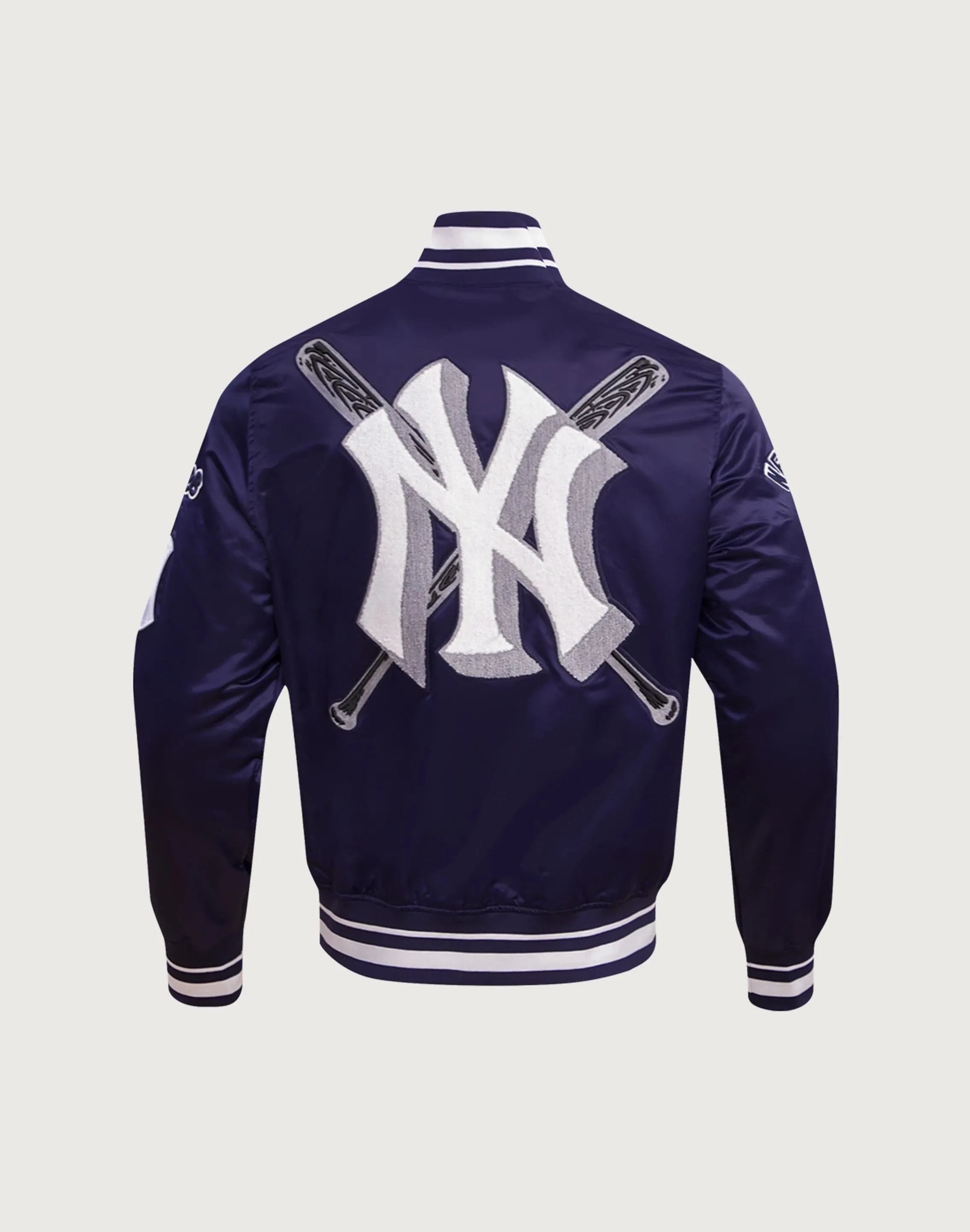 Pro Standard New York Yankees Mashup Rib Satin Jacket