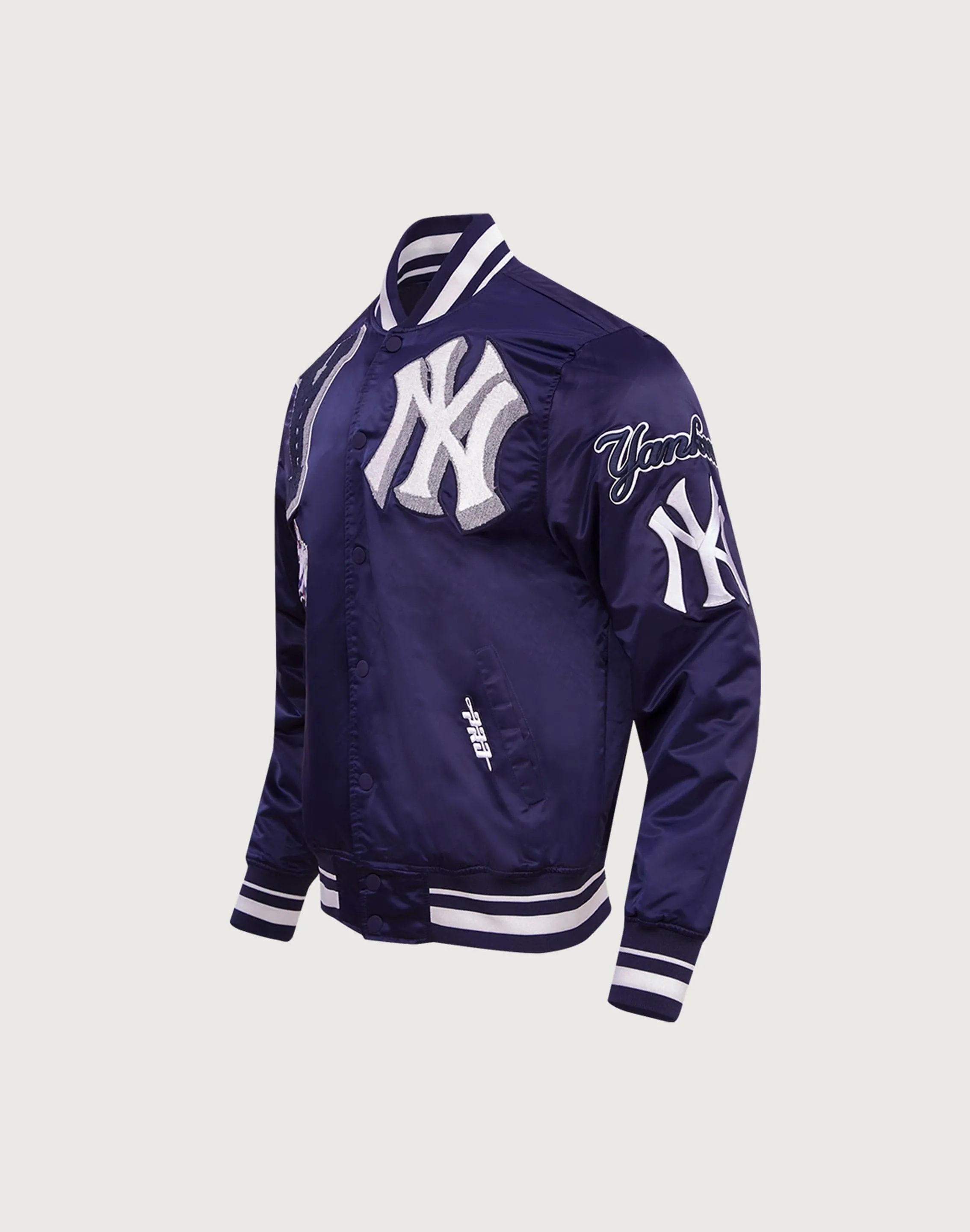 Pro Standard New York Yankees Mashup Rib Satin Jacket
