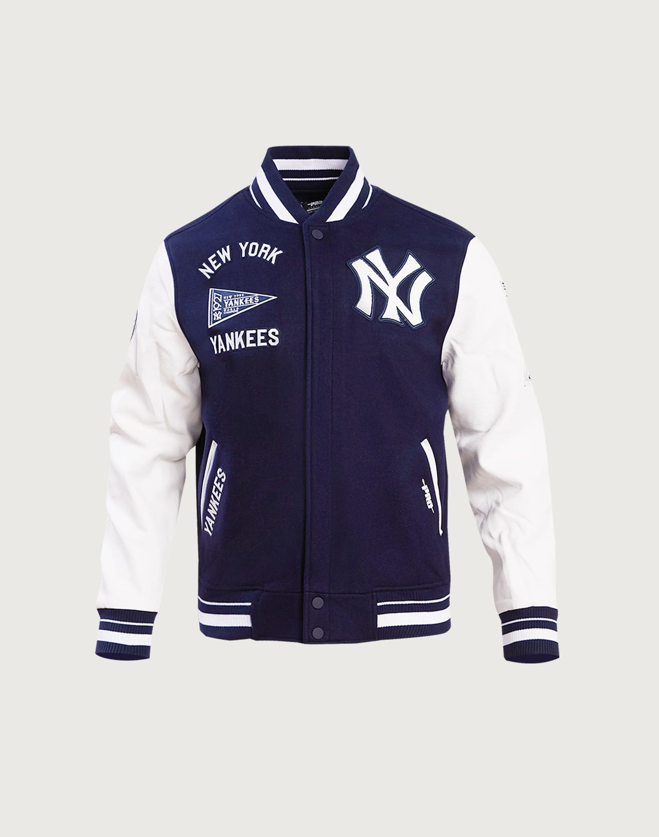 Pro Standard New York Yankees Retro Classic Rib Wool Varsity Jacket