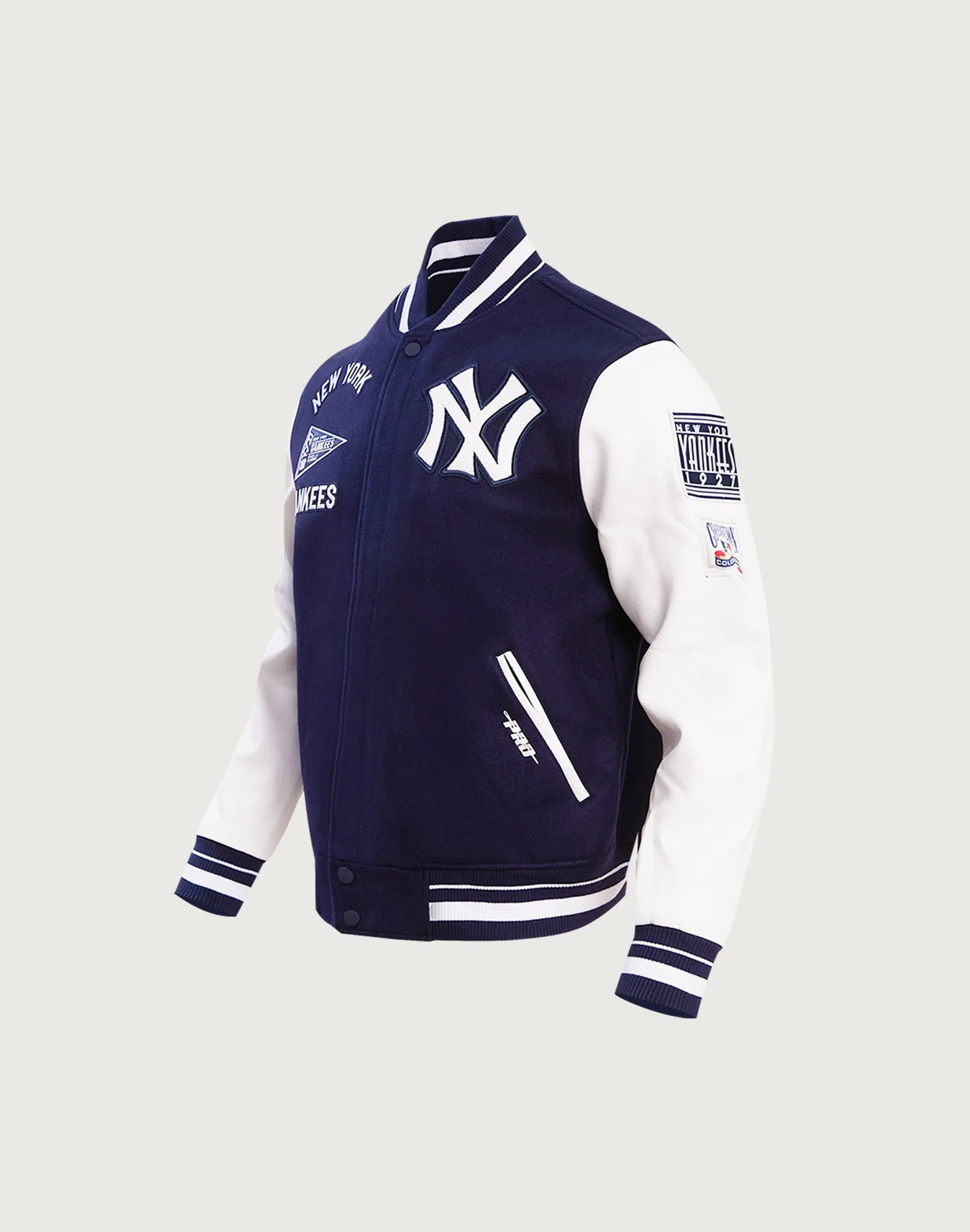 Pro Standard New York Yankees Retro Classic Rib Wool Varsity Jacket