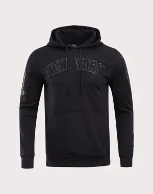 Pro Standard New York Yankees Triple Black Logo Hoodie
