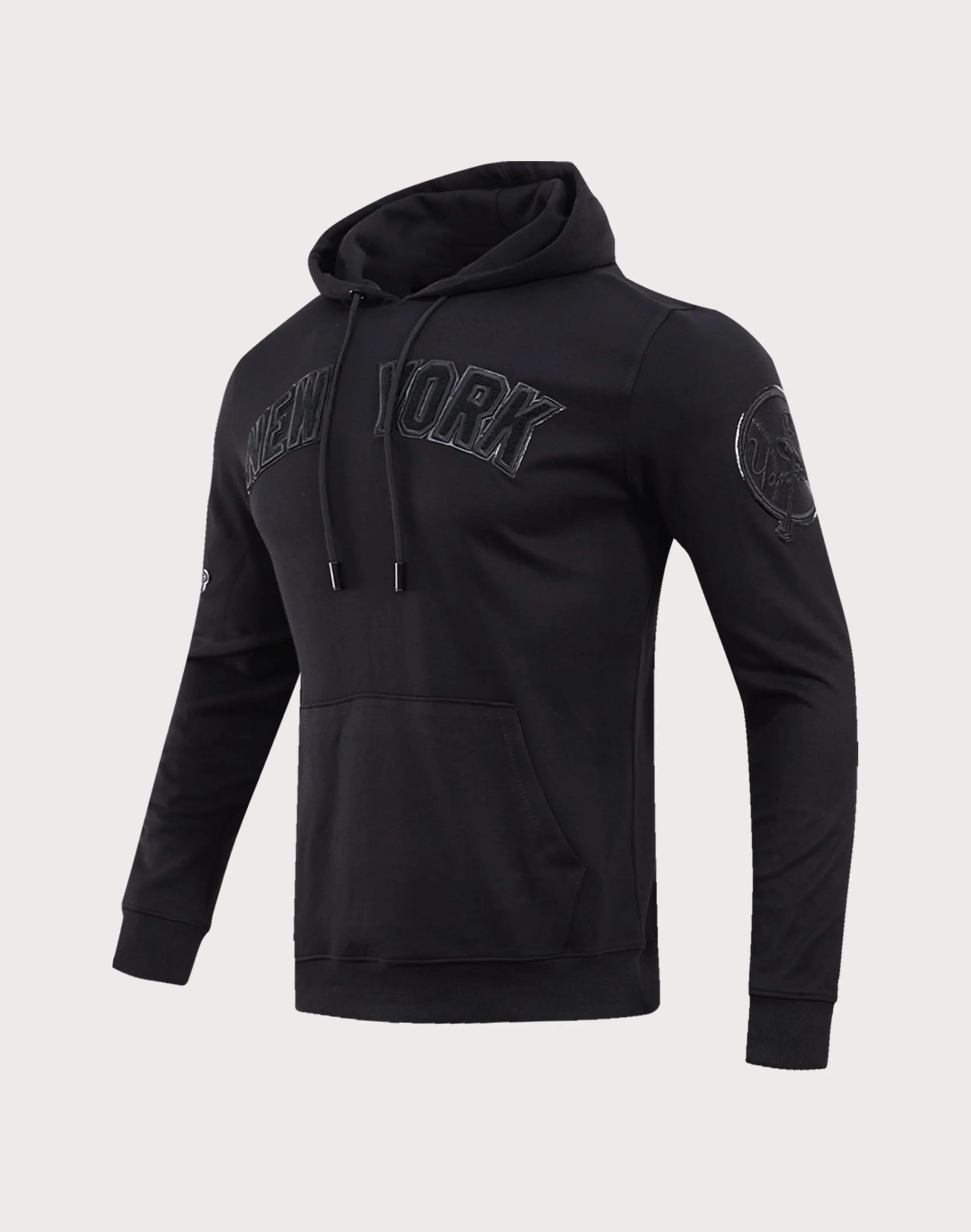 Pro Standard New York Yankees Triple Black Logo Hoodie
