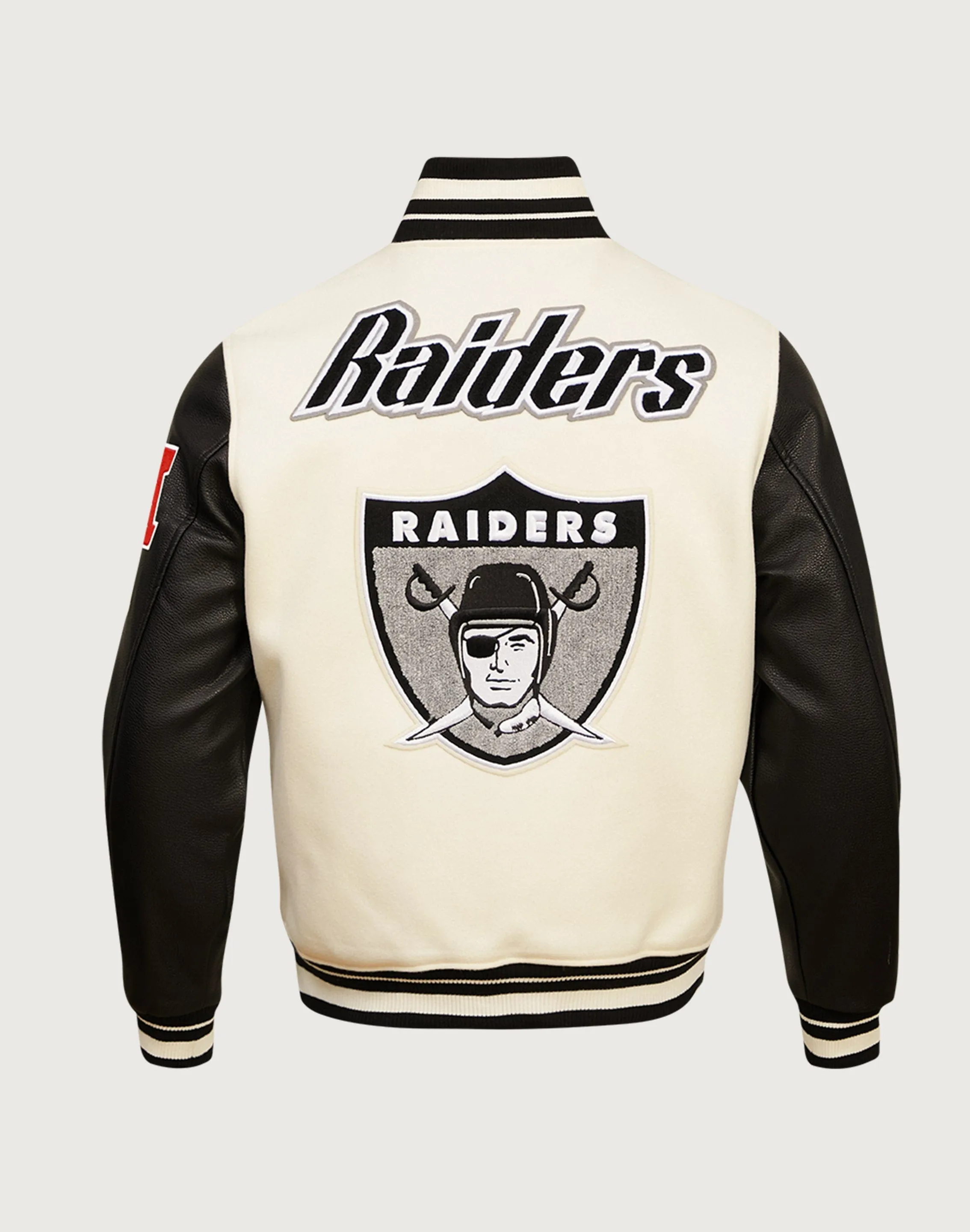 Pro Standard Oakland Raiders Retro Classic Rib Wool Varsity Jacket