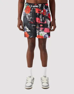 Psd Underwear Floral Demise Active Shorts