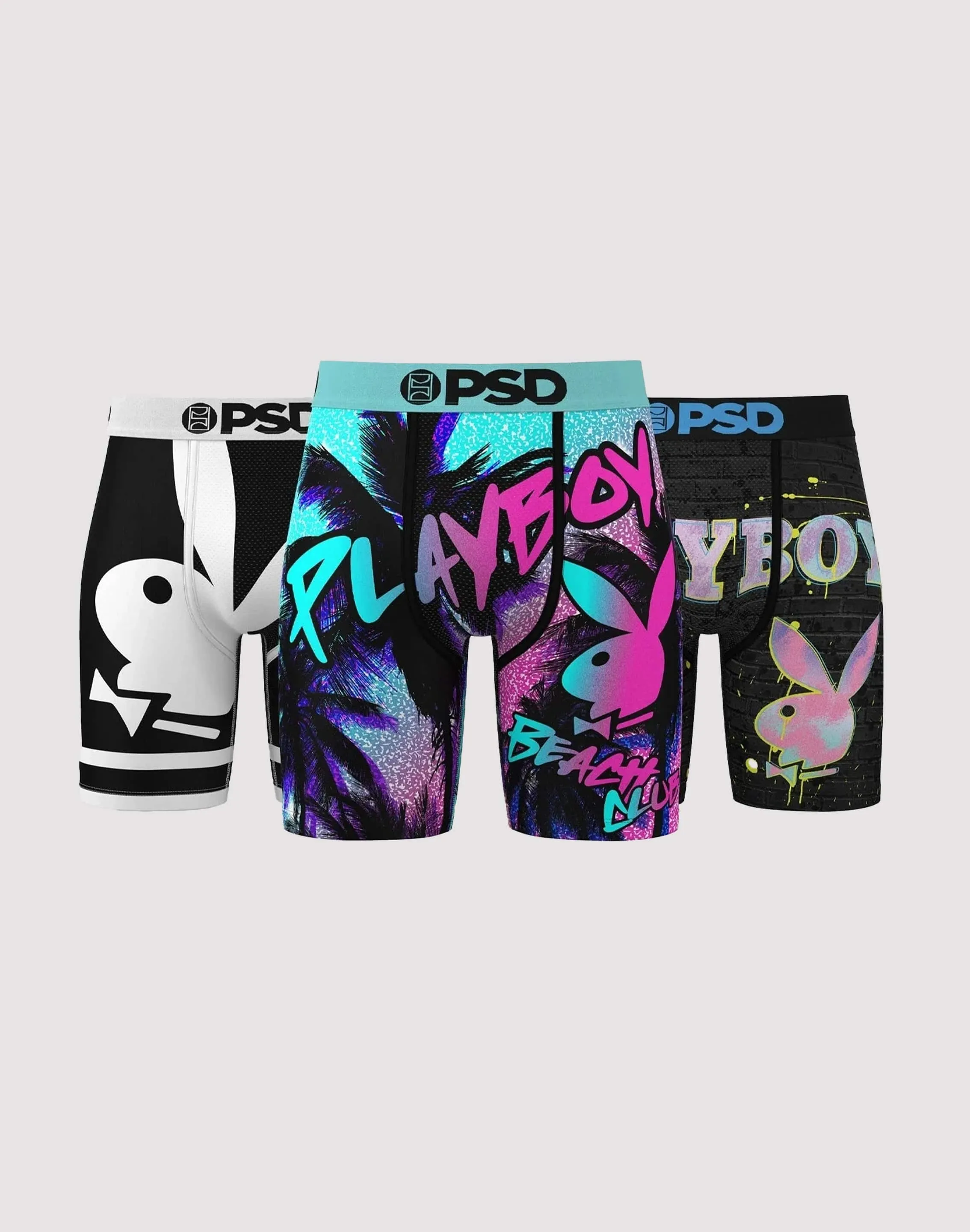 Psd Underwear Playboy Boxer Briefs 3-Pack