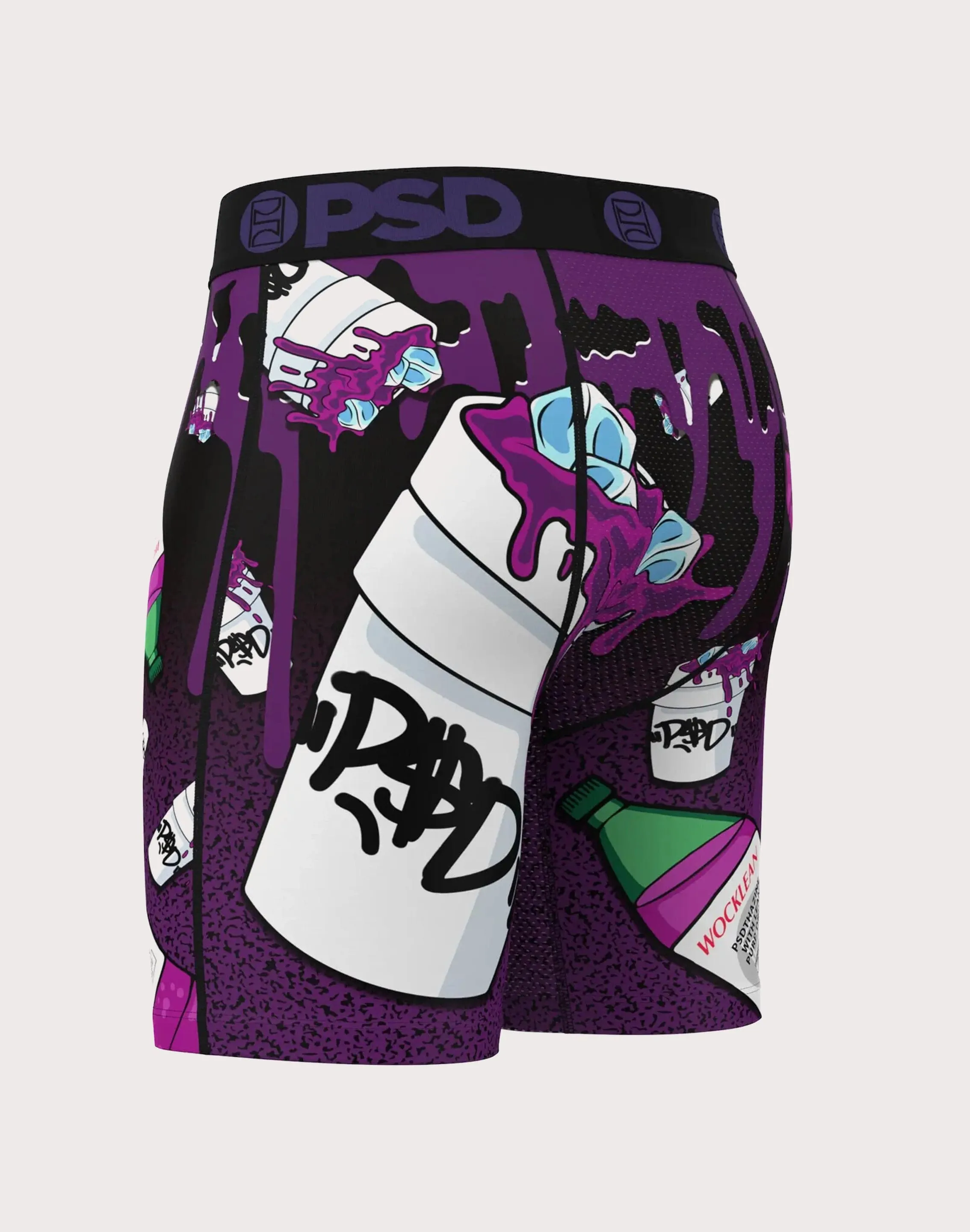 Psd Underwear Purple Wock Underwear