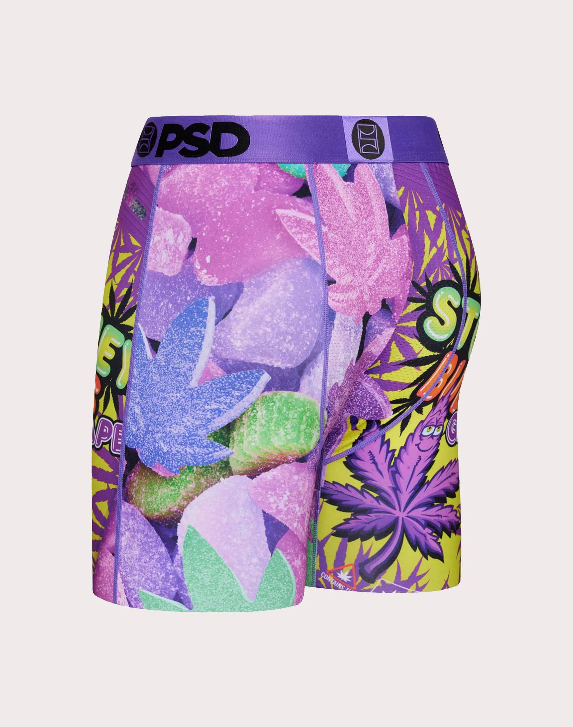Psd Underwear Stoney Buds Grape Boxer Briefs