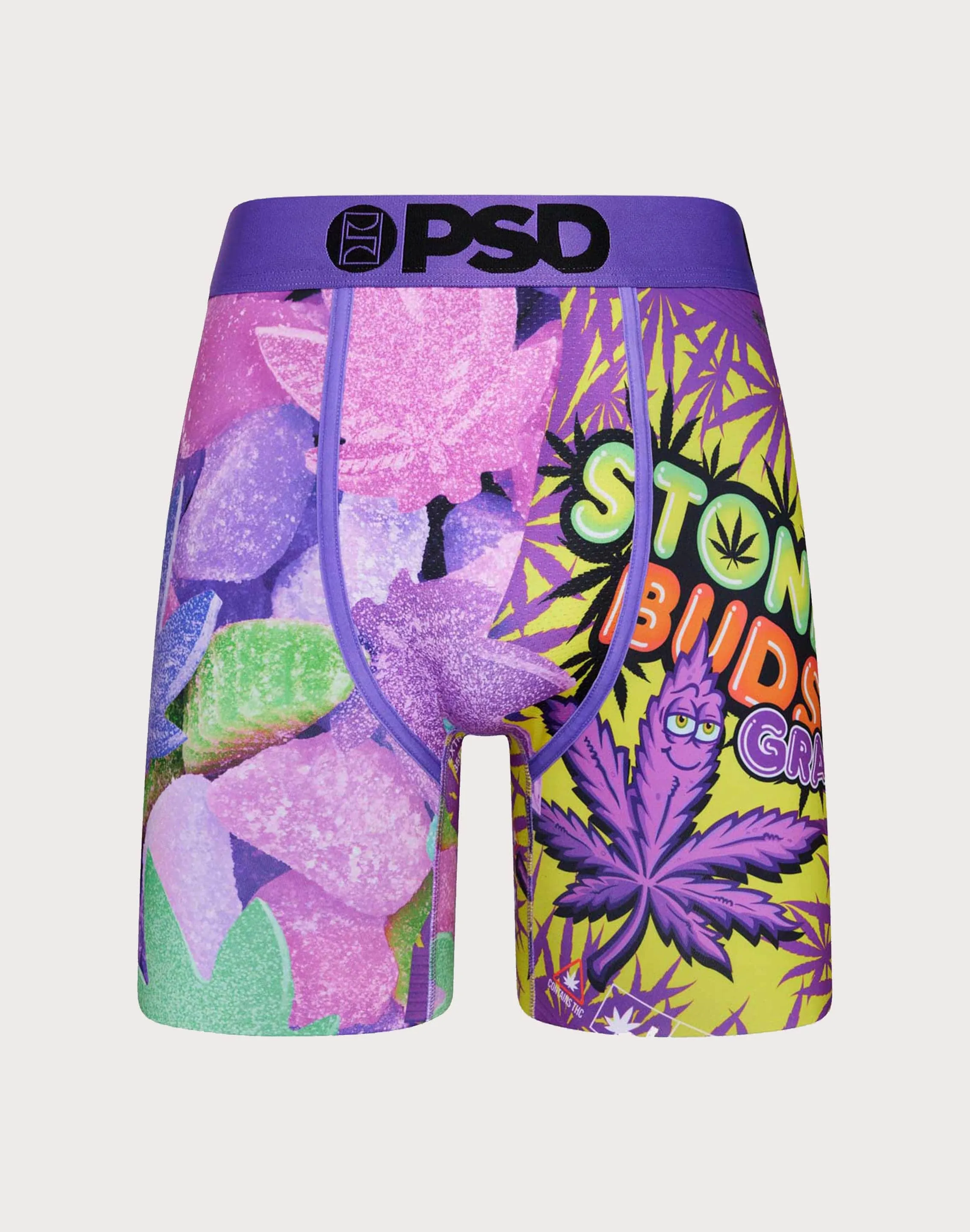 Psd Underwear Stoney Buds Grape Boxer Briefs