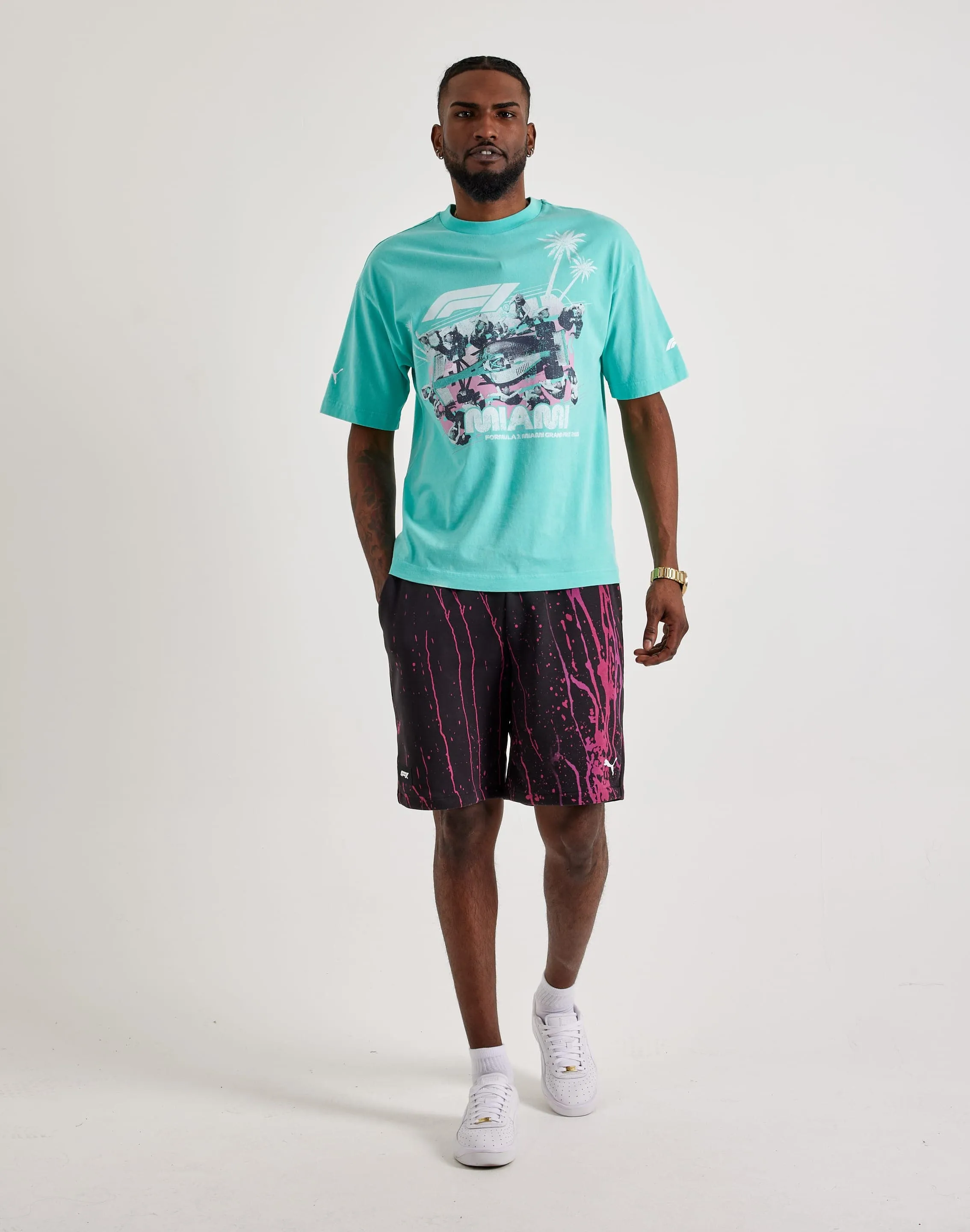 Puma F1 Color Splash Sweat Shorts