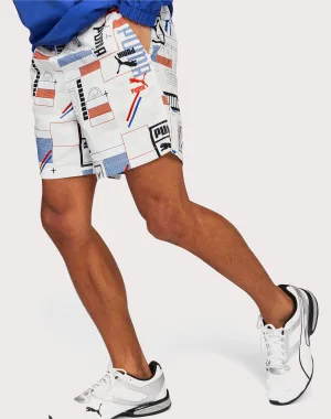 Puma General 6-Inch Printed Woven Shorts