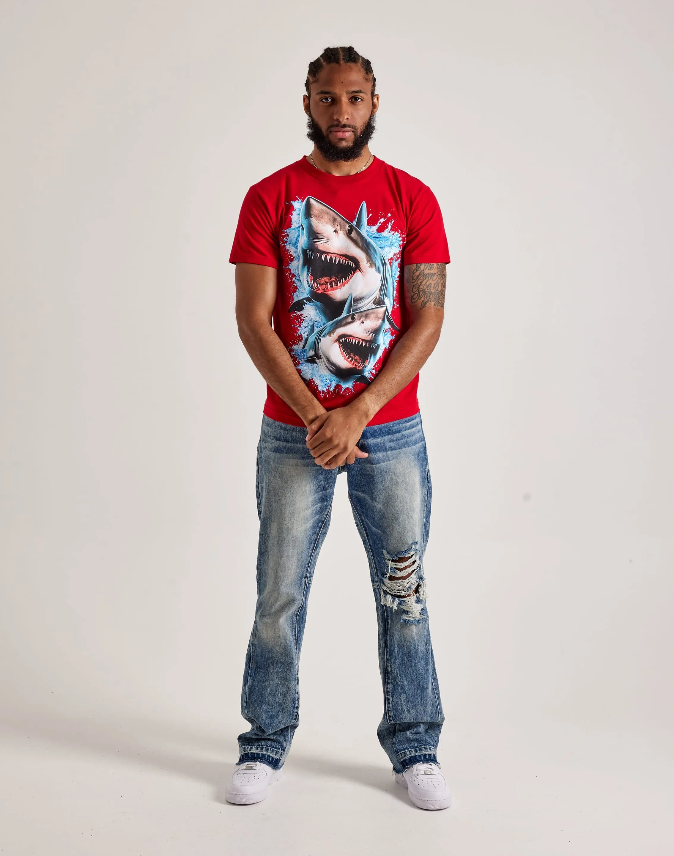 Pure Dopamine Shark Bite Tee