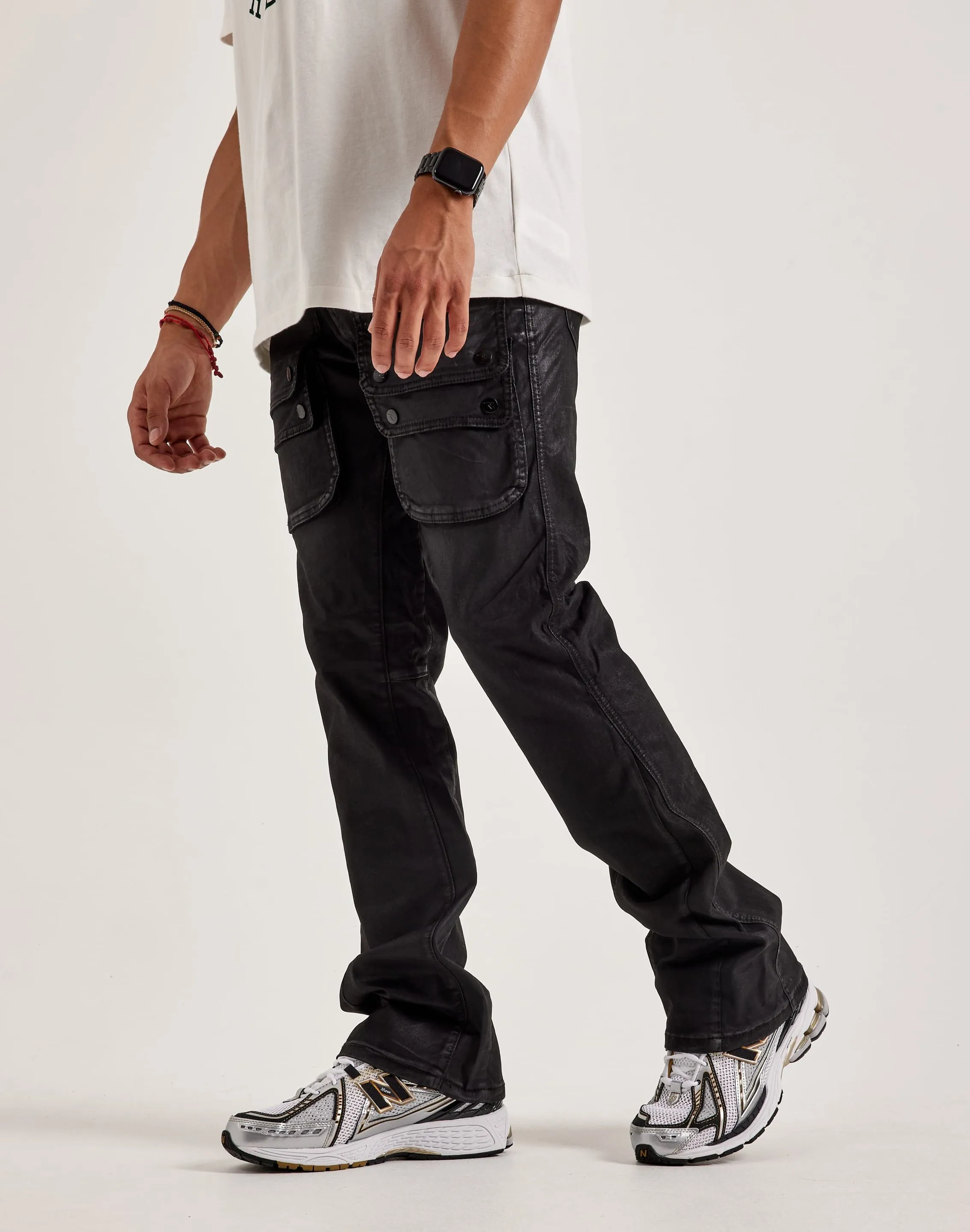 Rare Element Waxed Cargo Jeans