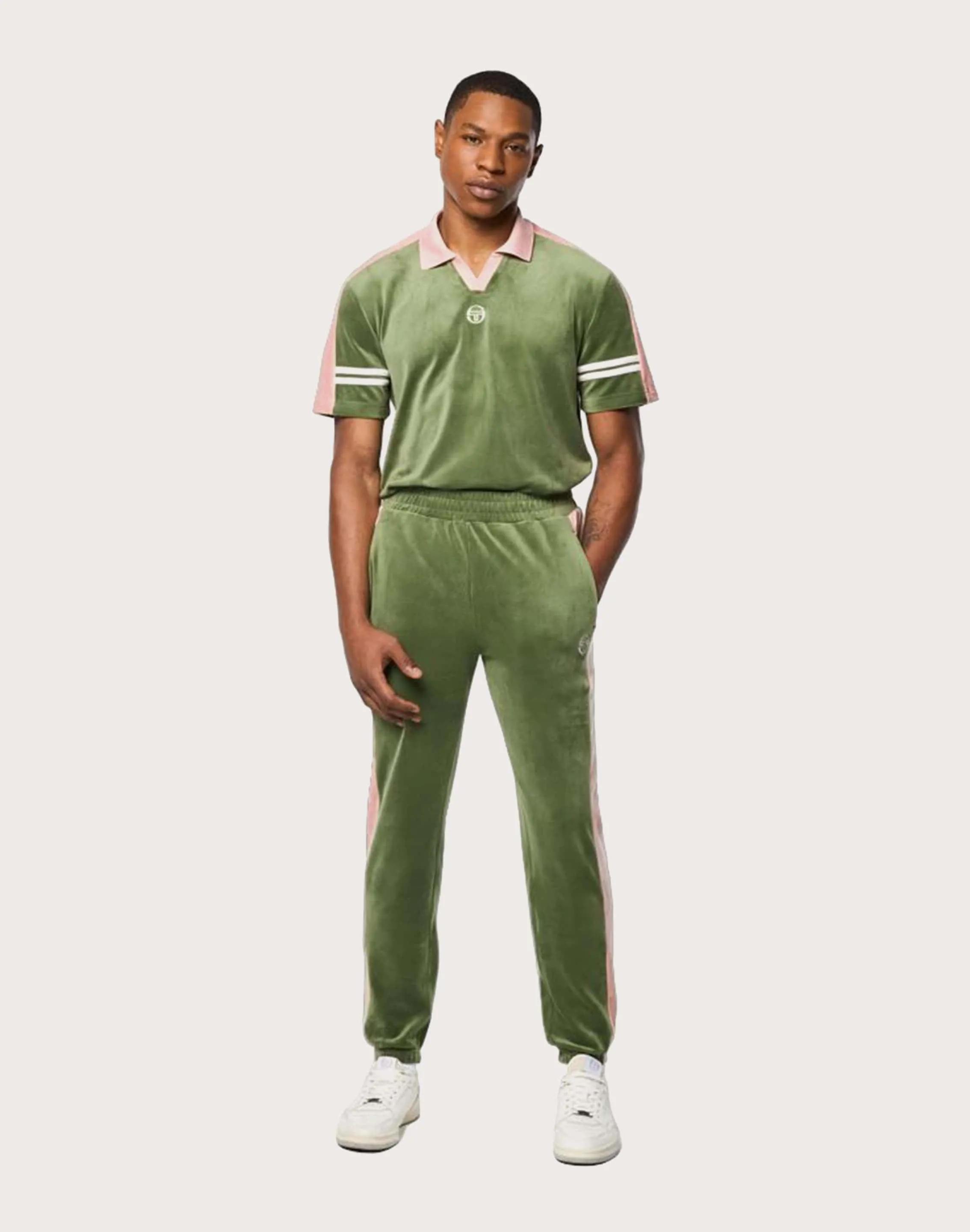Sergio Tacchini Operations Inc Sergio Tacchini Cielo Velour Track Pants