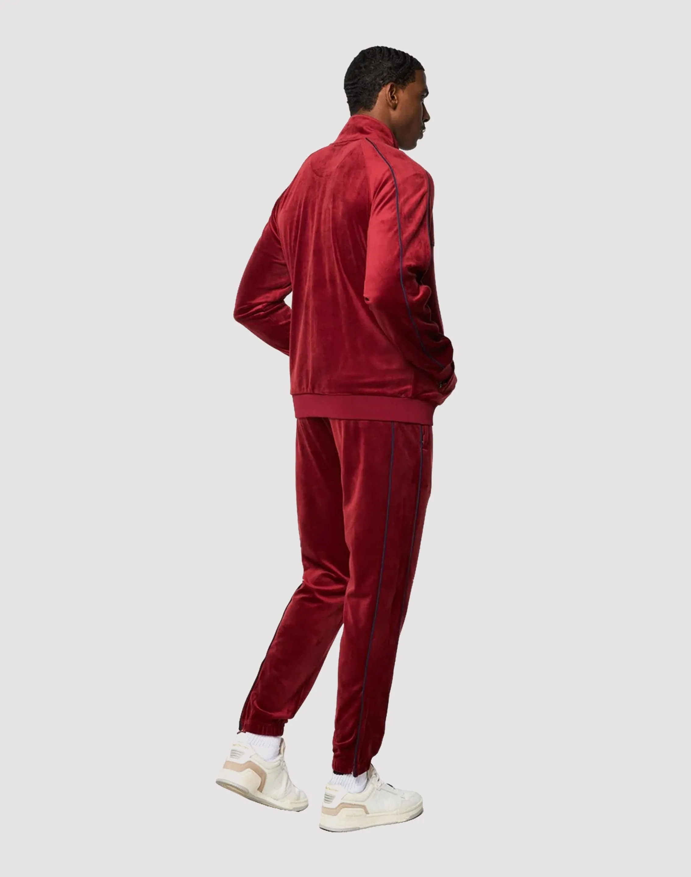 Sergio Tacchini Operations Inc Sergio Tacchini Lioni Velour Track Jacket