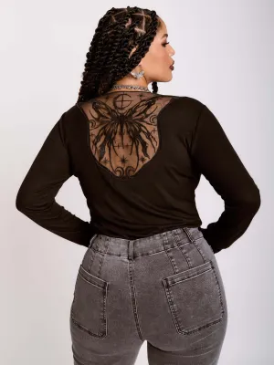 Sigil Moth Rib Top